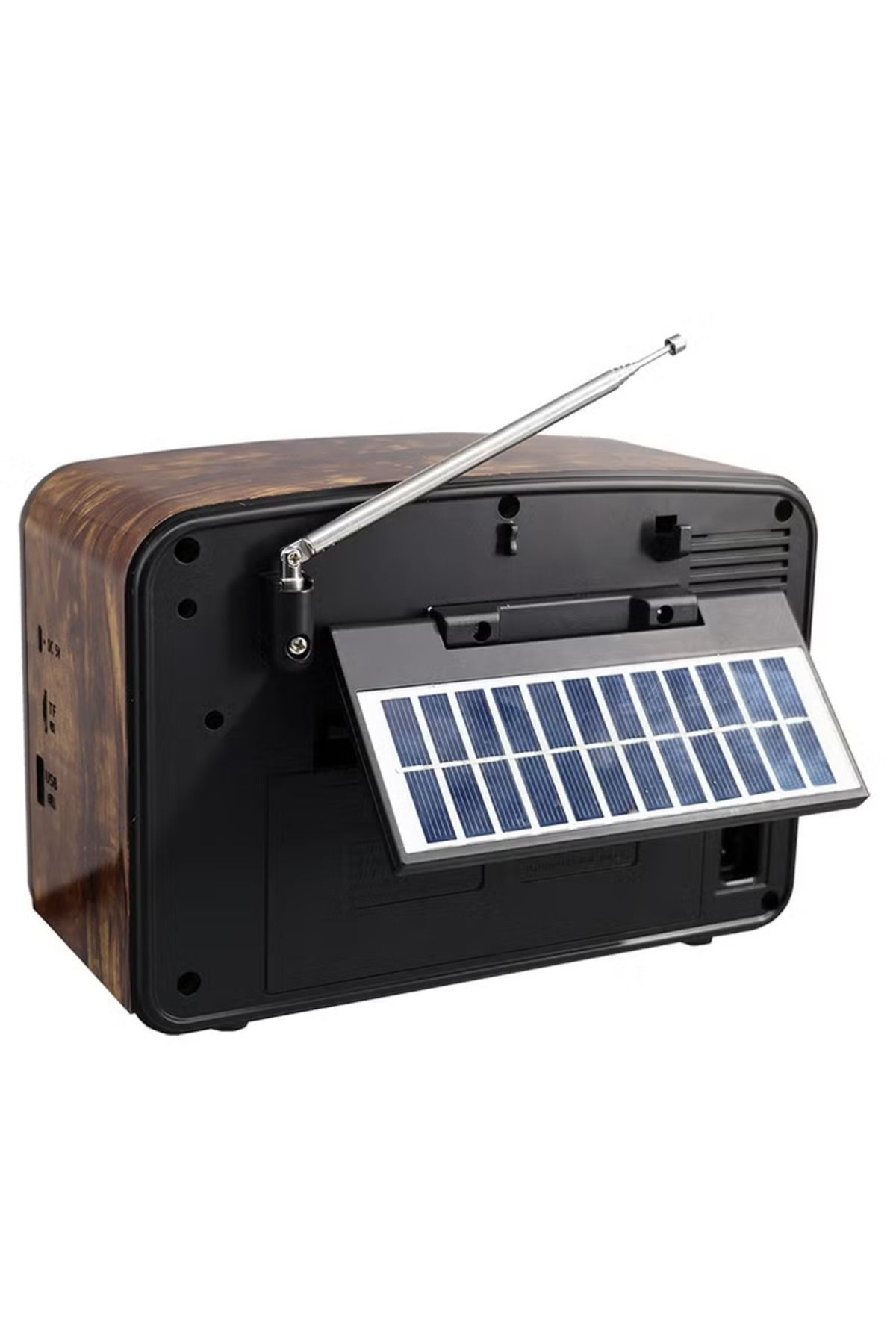 Denx-Classic Rechargeable Radio with LED Flashlight Solar and Battery Powered Rechargeable Radio 2