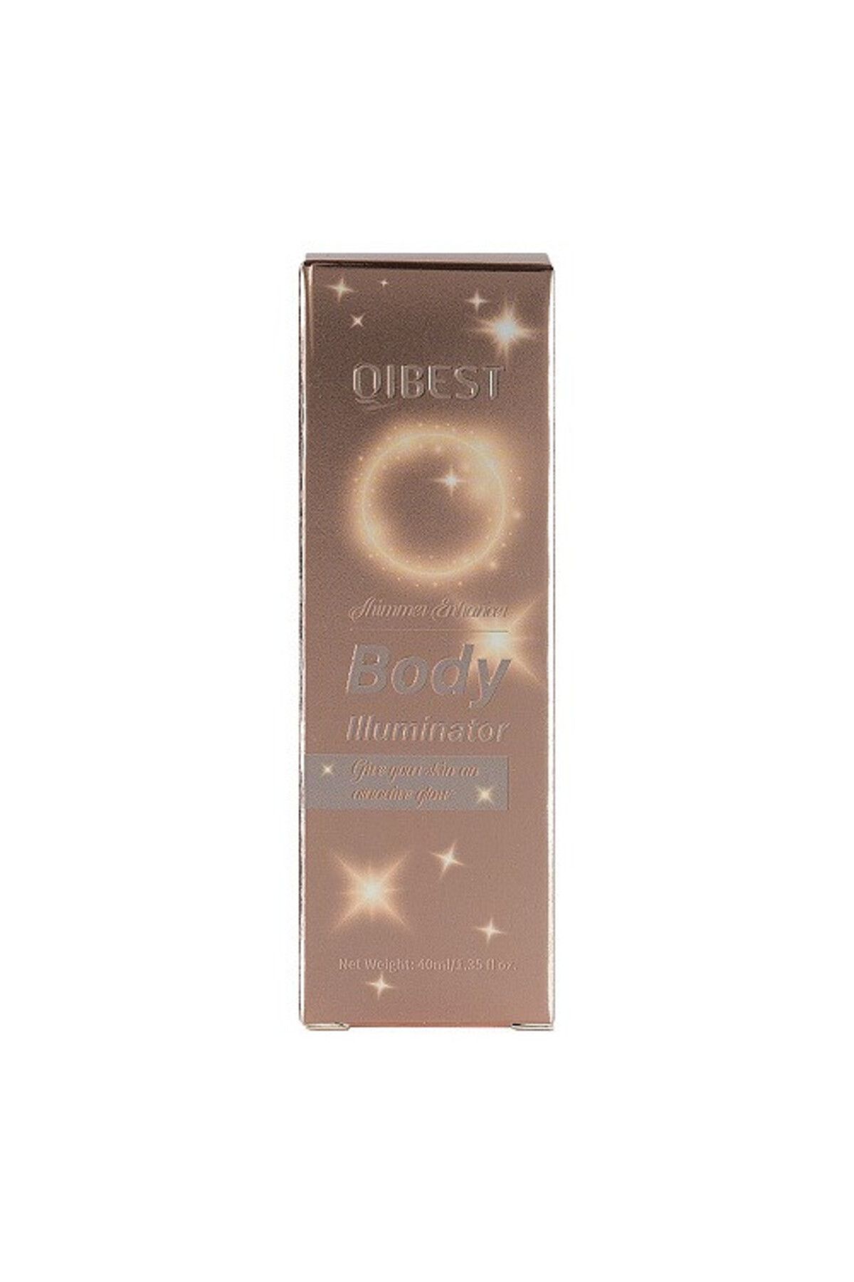 QIBEST-Liquid Highlighter for Face and Body, Body Shimmer Glow, 01, 40 ml 4