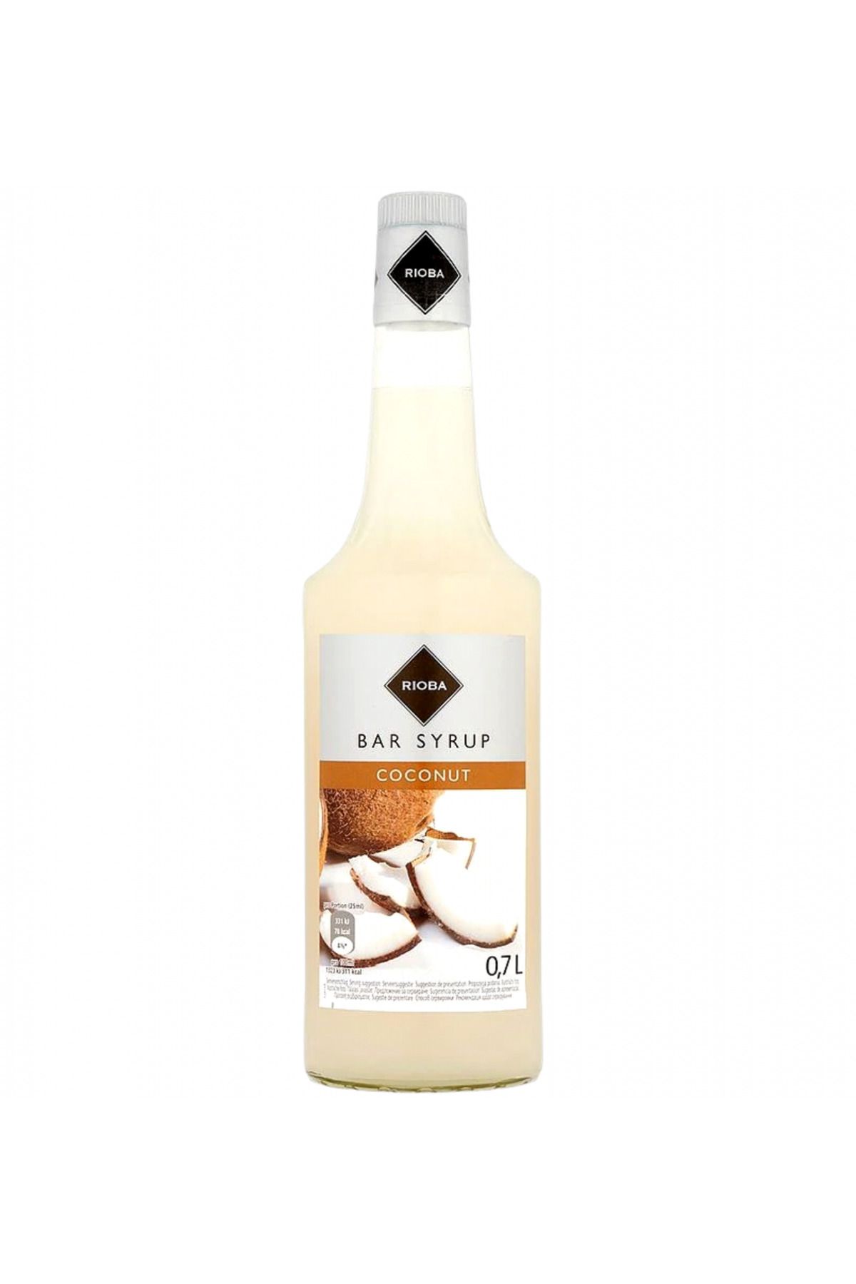Rioba Sirop Concentrat De Cocos, Baton De Cocos 700 Ml - One Size