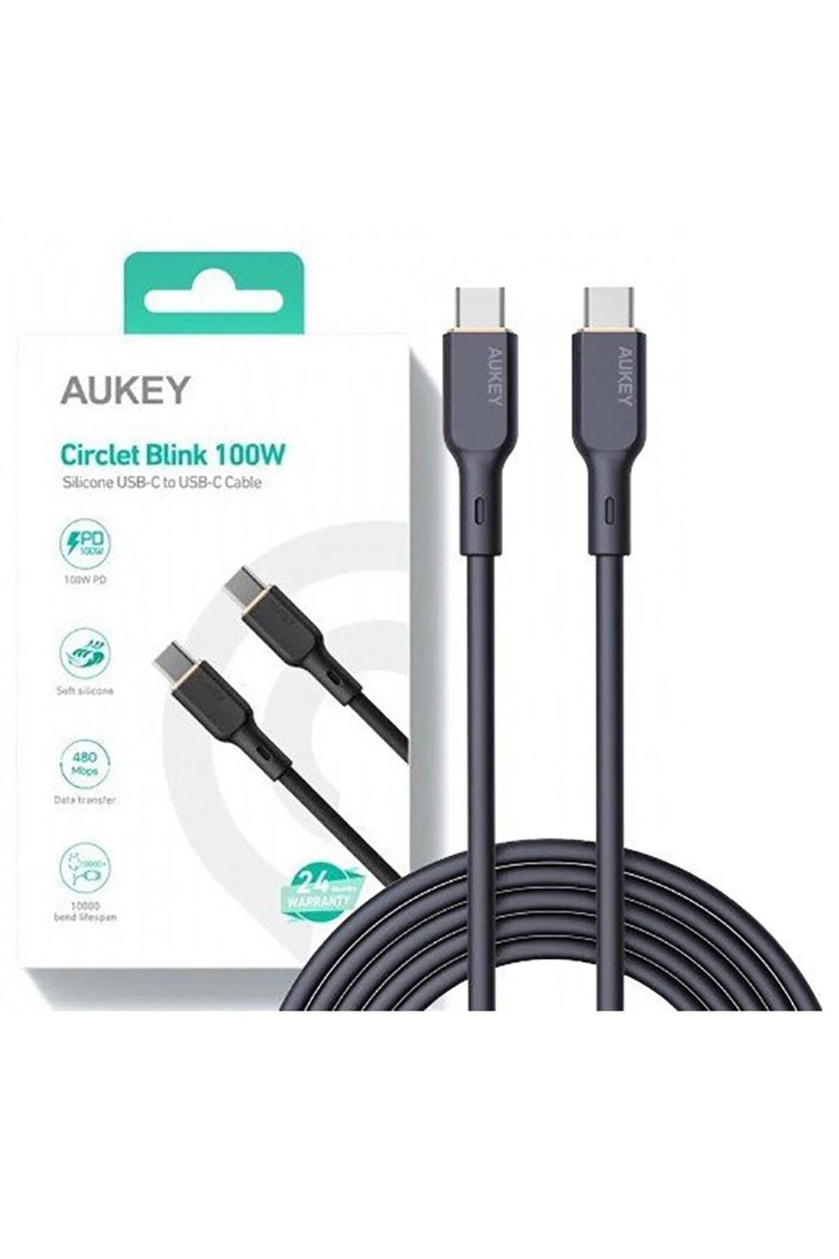 AUKEY-USB-C To USB-C Cable 1.8m Black 5