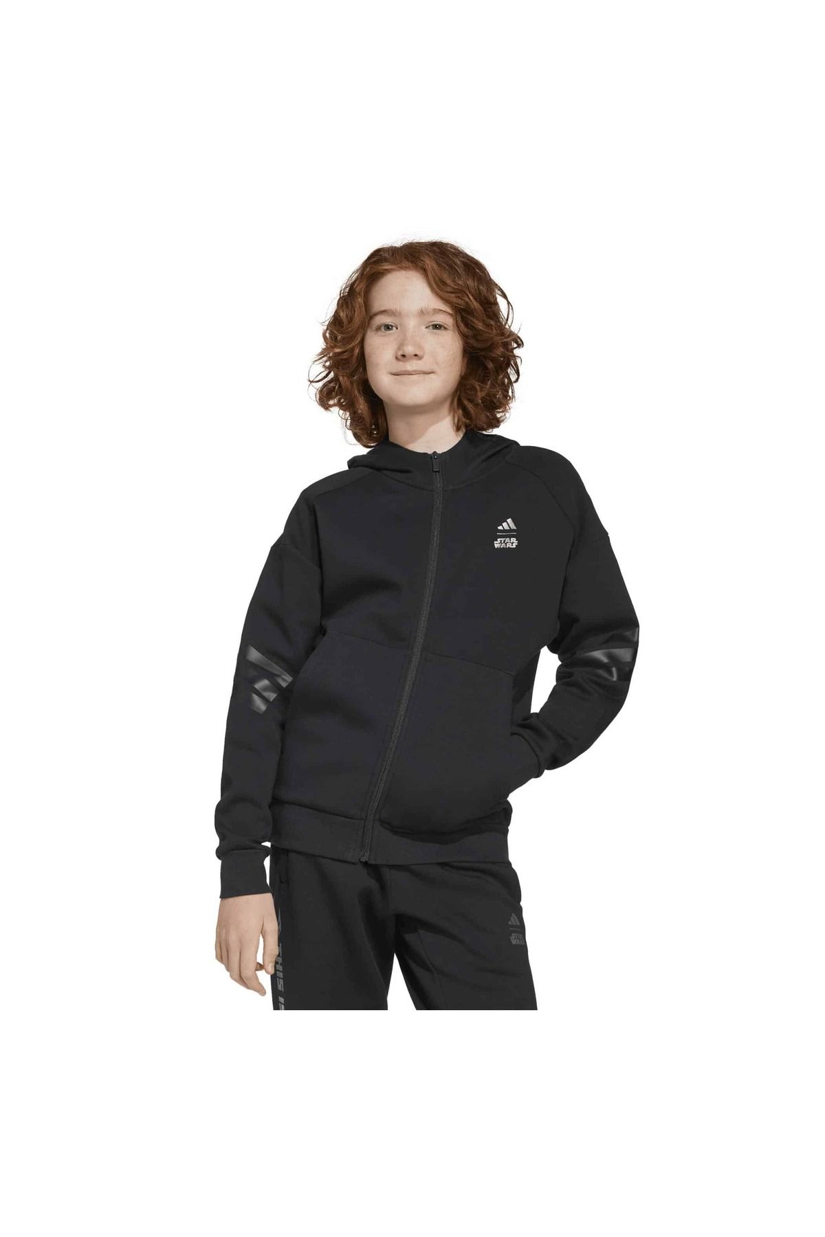 adidas-Star Wars Mandalorian Kids Jacket - Black 2