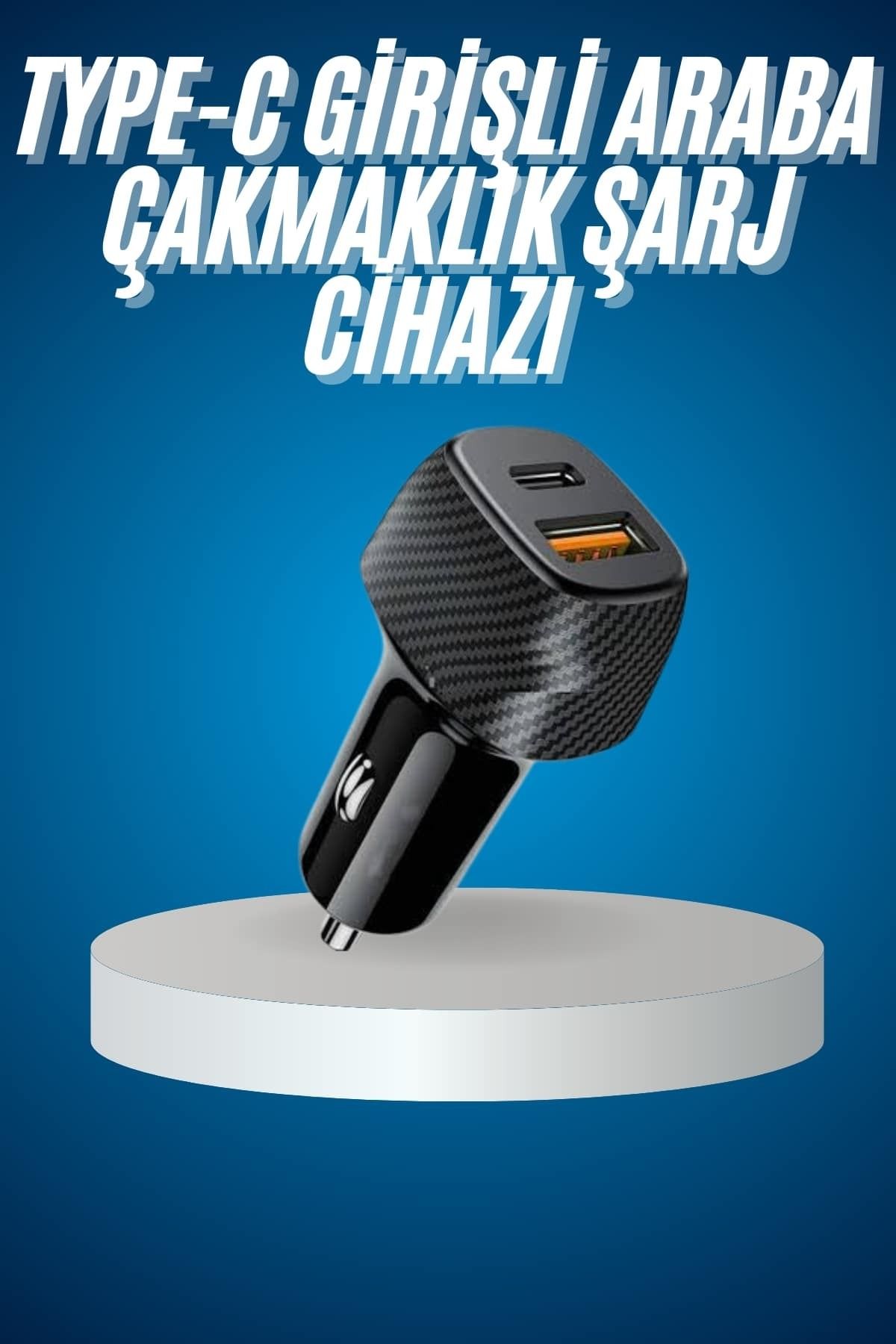ASTRALTECH Araç İçi Hızlı Şarj Soketi 38W Oto Çakmaklık Type-C Araba Çakmaklık