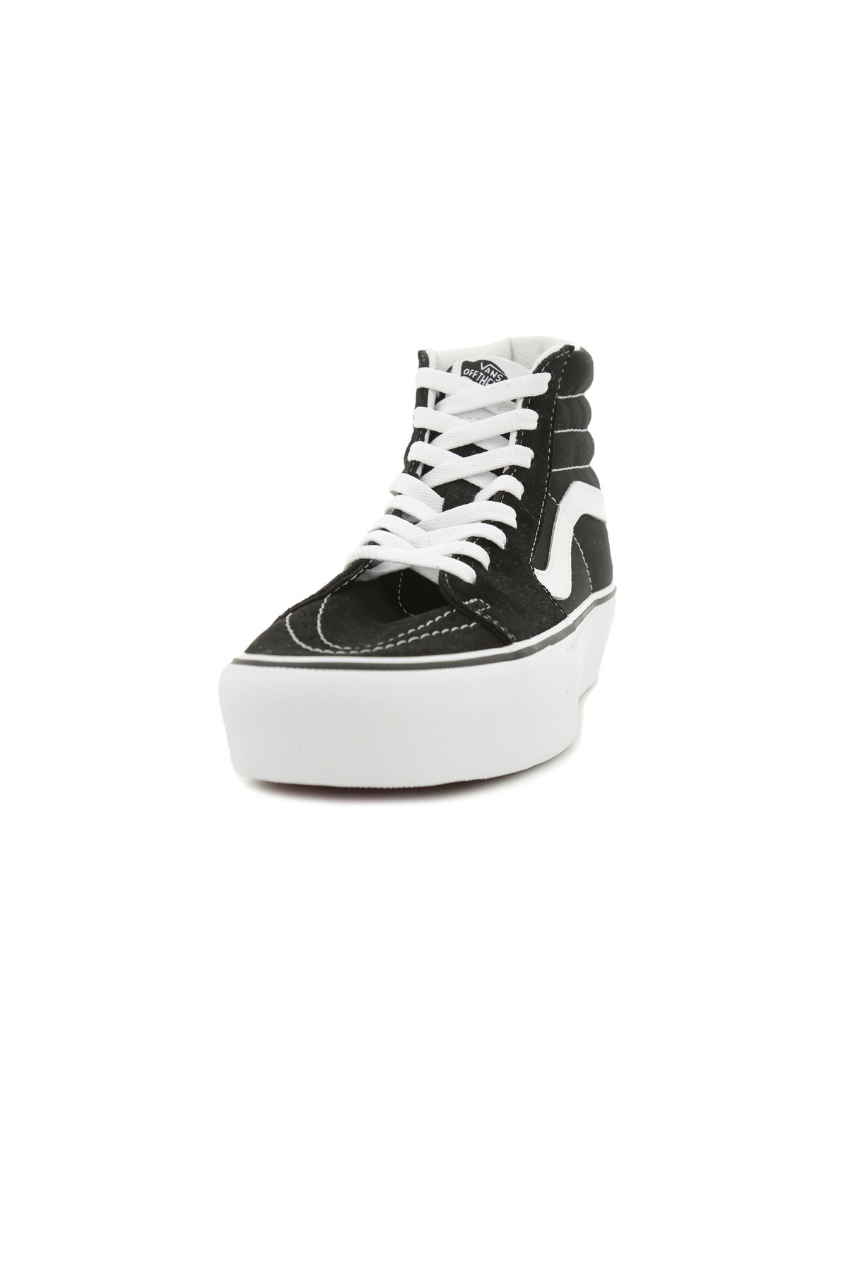 اسنیکر سفید زنانه R UA SK8 HI پلتفرم 2.0 کفش ورزشی سیاه Vans