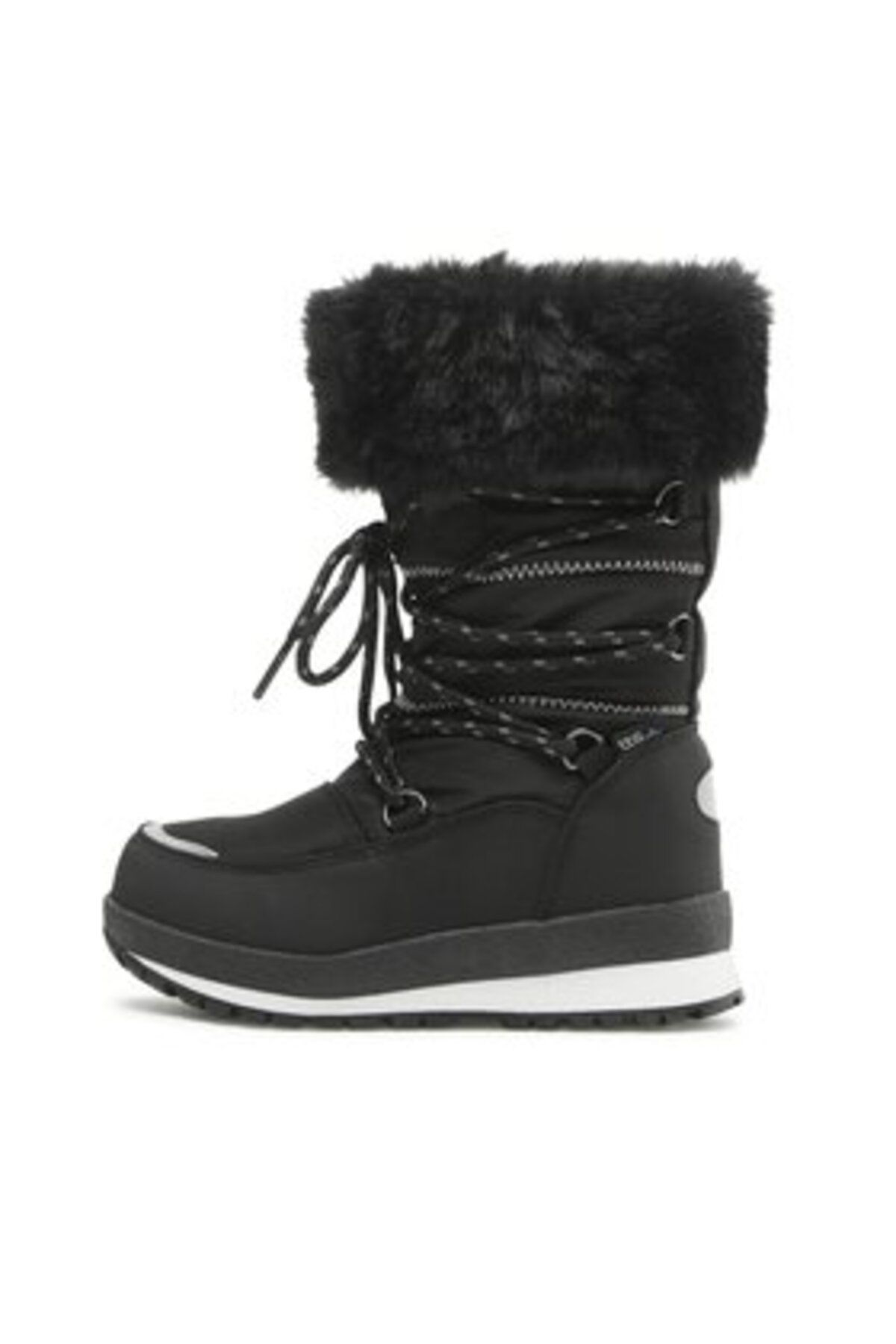 Leaf-girls' snow boots LYSBY201I black 2