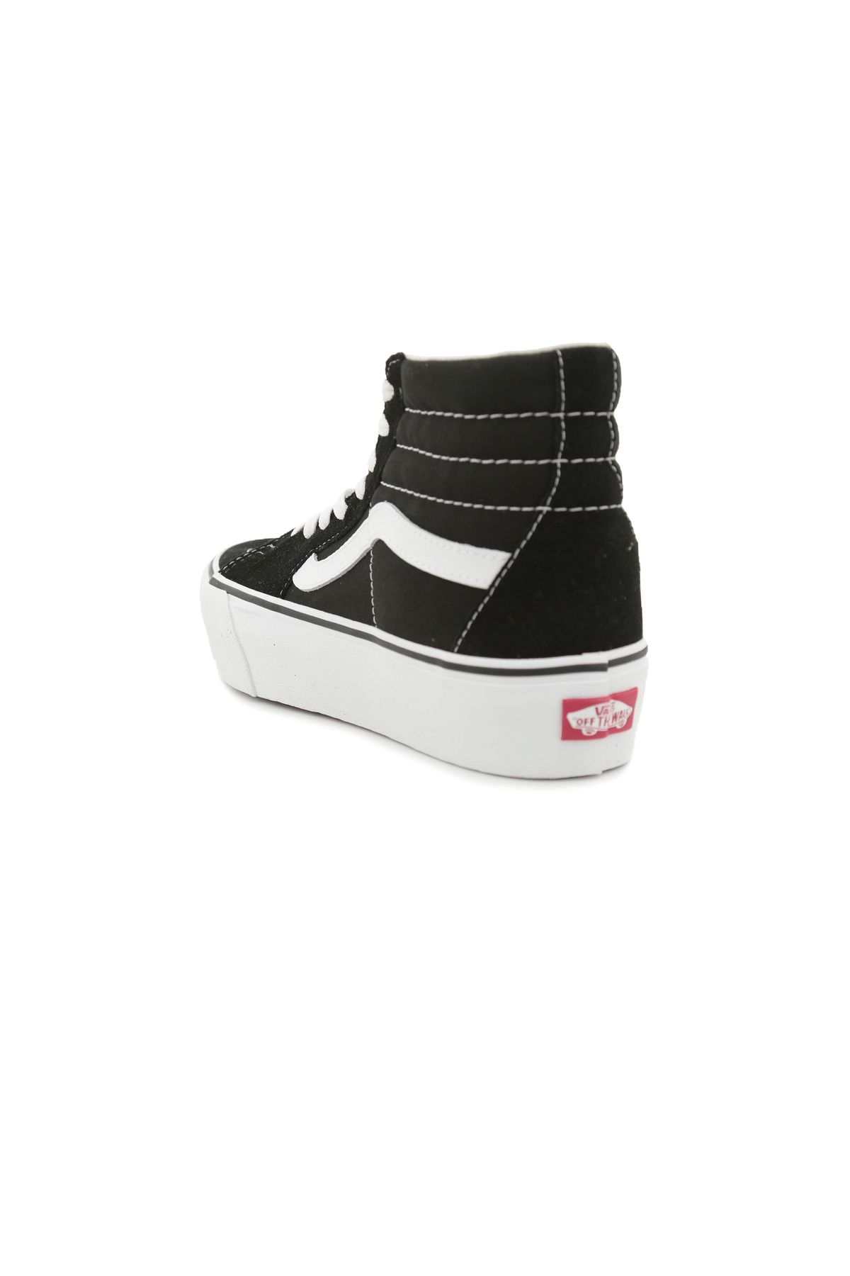 اسنیکر سفید زنانه R UA SK8 HI پلتفرم 2.0 کفش ورزشی سیاه Vans