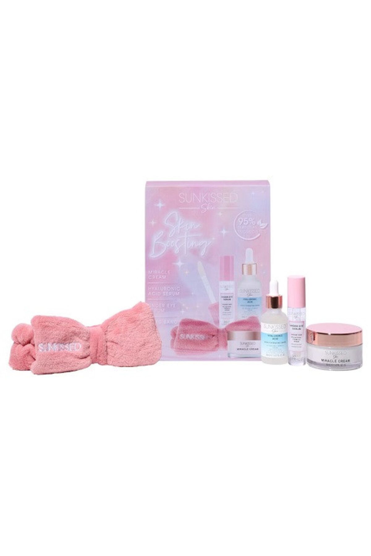 Sunkissed Set Crema, Ser Pentru Fata Si Ochi, Bentita Cosmetica, , Skin Boosting, Cu Acid Hyaluronic - One Size