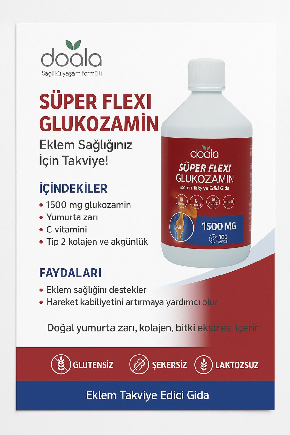 Doala-1500 Mg Super Flexi Glucosamine - Key to Your Joint Power 4