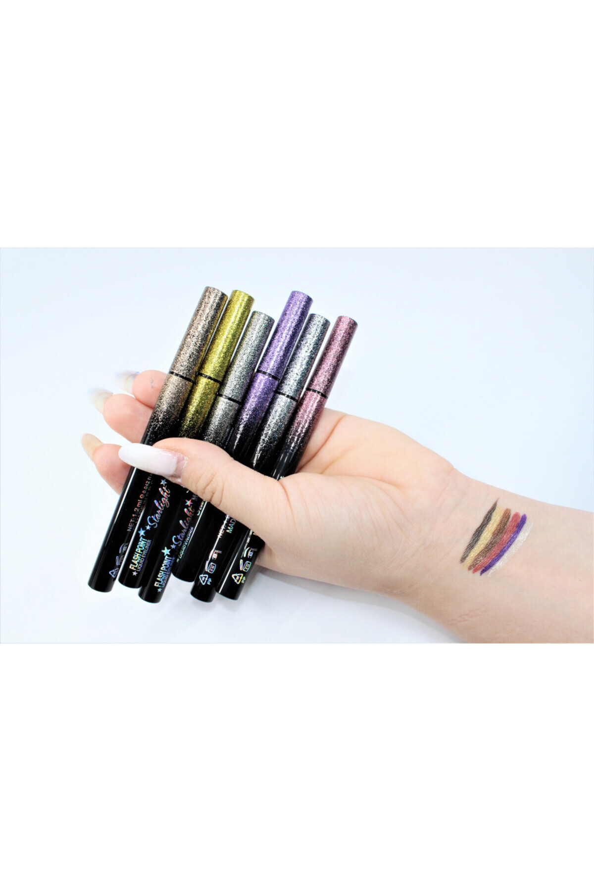 Million Pauline-Set of 6 liquid eyeliners, Million Pauline, Starlight Flash Point 5