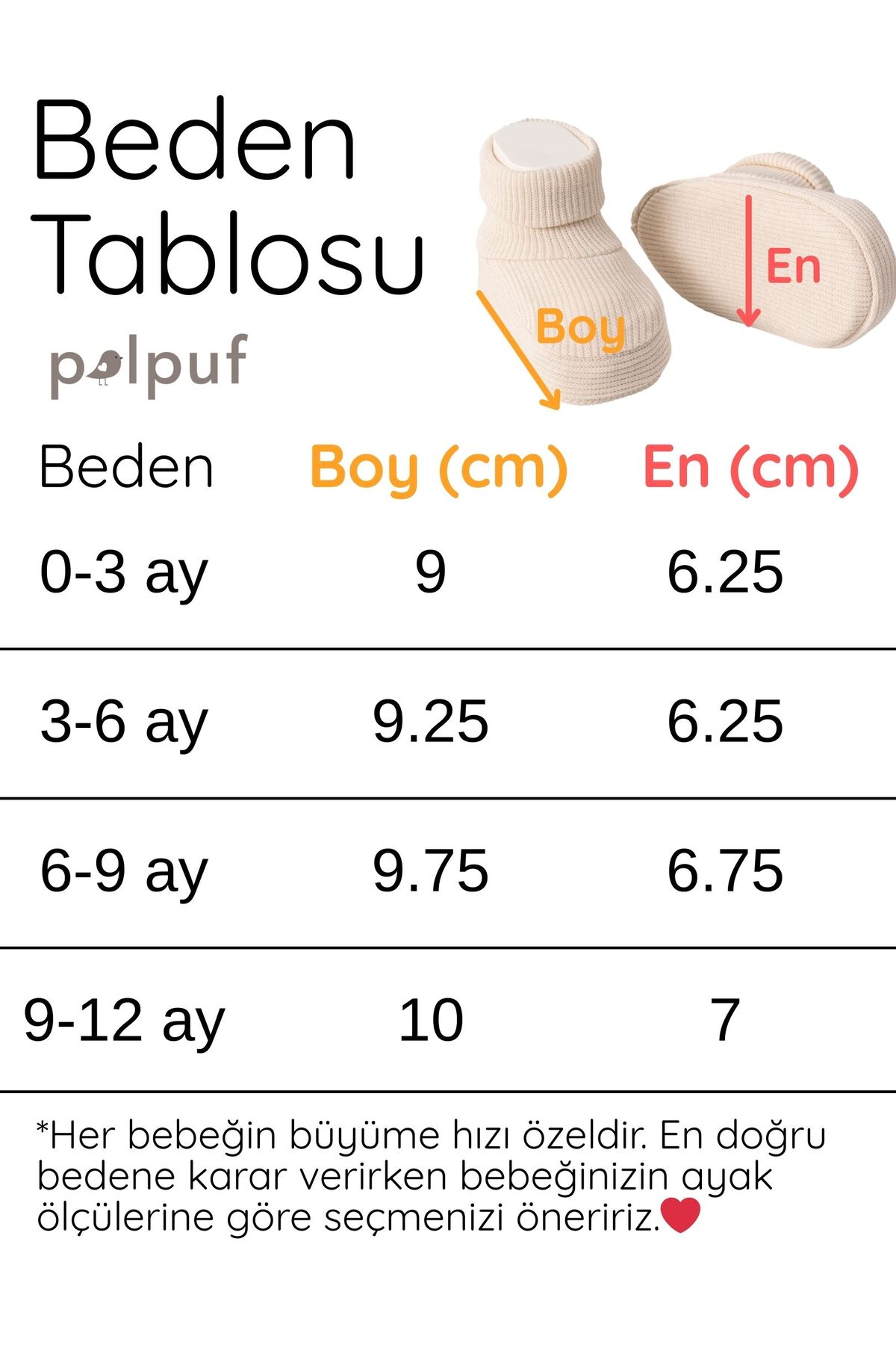 Polpuf Fitilli Esnek Bebek Patik, Ev Botu Terliği Kreş Ayakkabısı Panduf Ekru fotoğrafı 4 (önizleme)