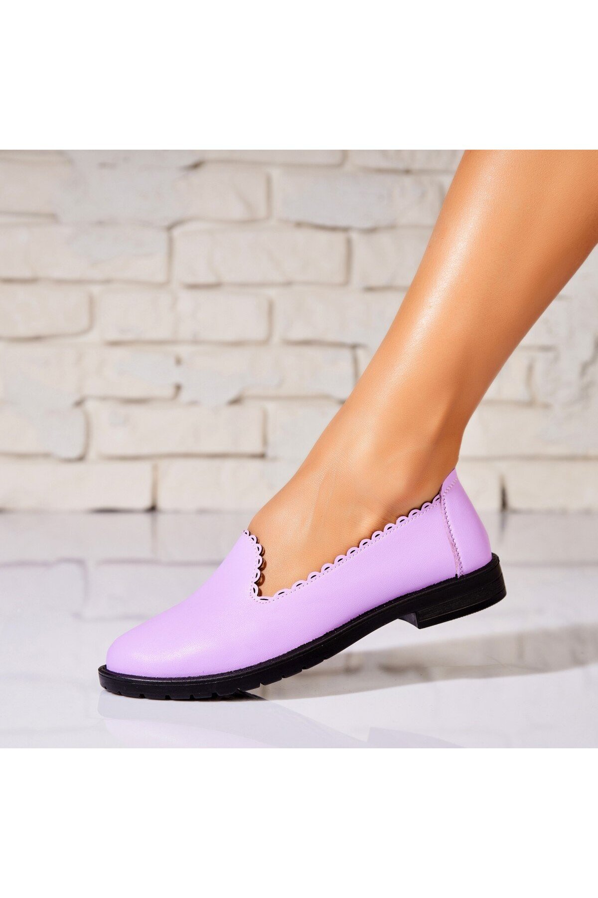 Joana-Women's casual shoes Purple made of Naria Eco-leather 1