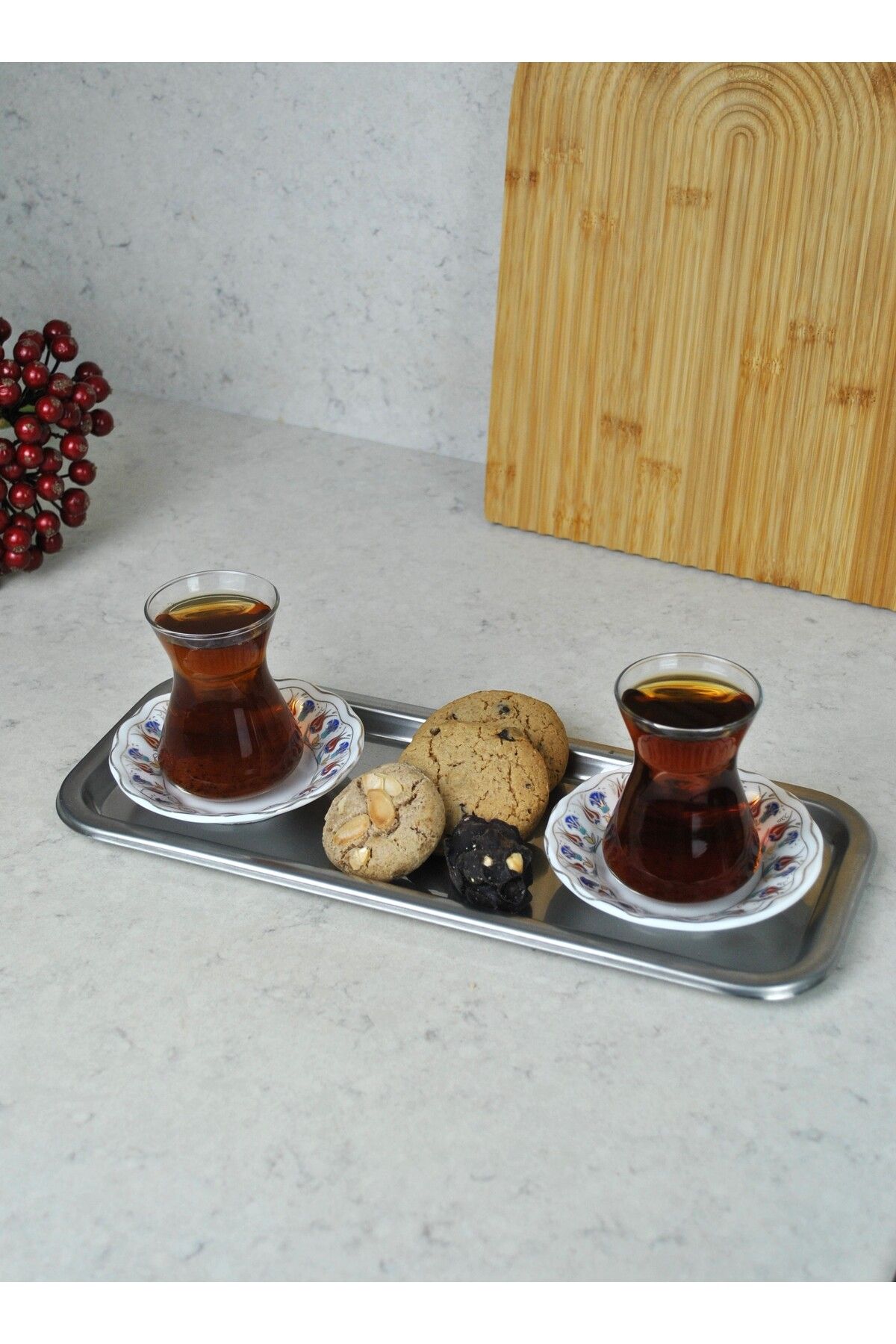Qualitev-Stainless Steel Presentation Tray 33cm X 13 cm 1