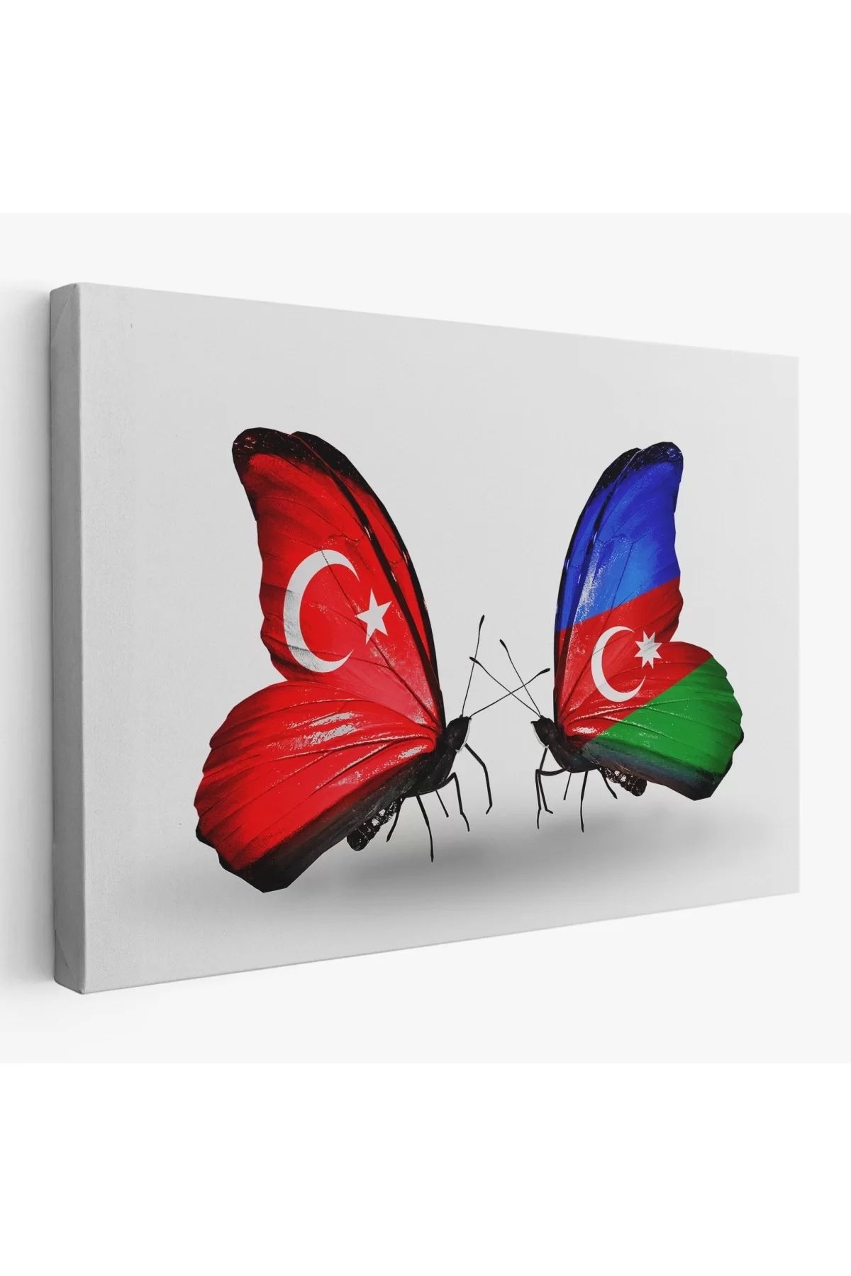 ÖYKÜ VE YİĞİT Azerbaycan Türkiye Dekoratif Kanvas Tablo-6501