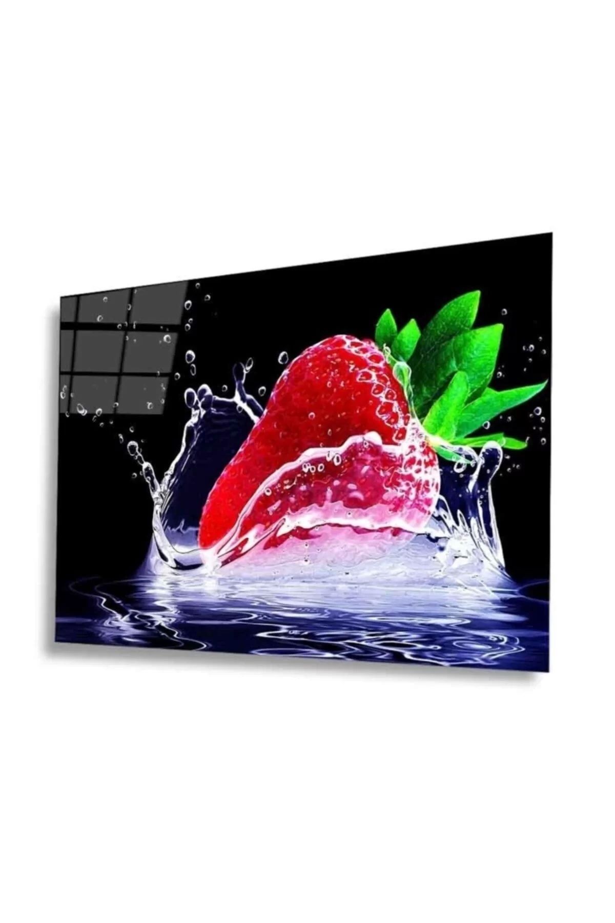 ÖYKÜ VE YİĞİT Meyveler Cam Tablo 4mm Dayanıklı Temperli Cam