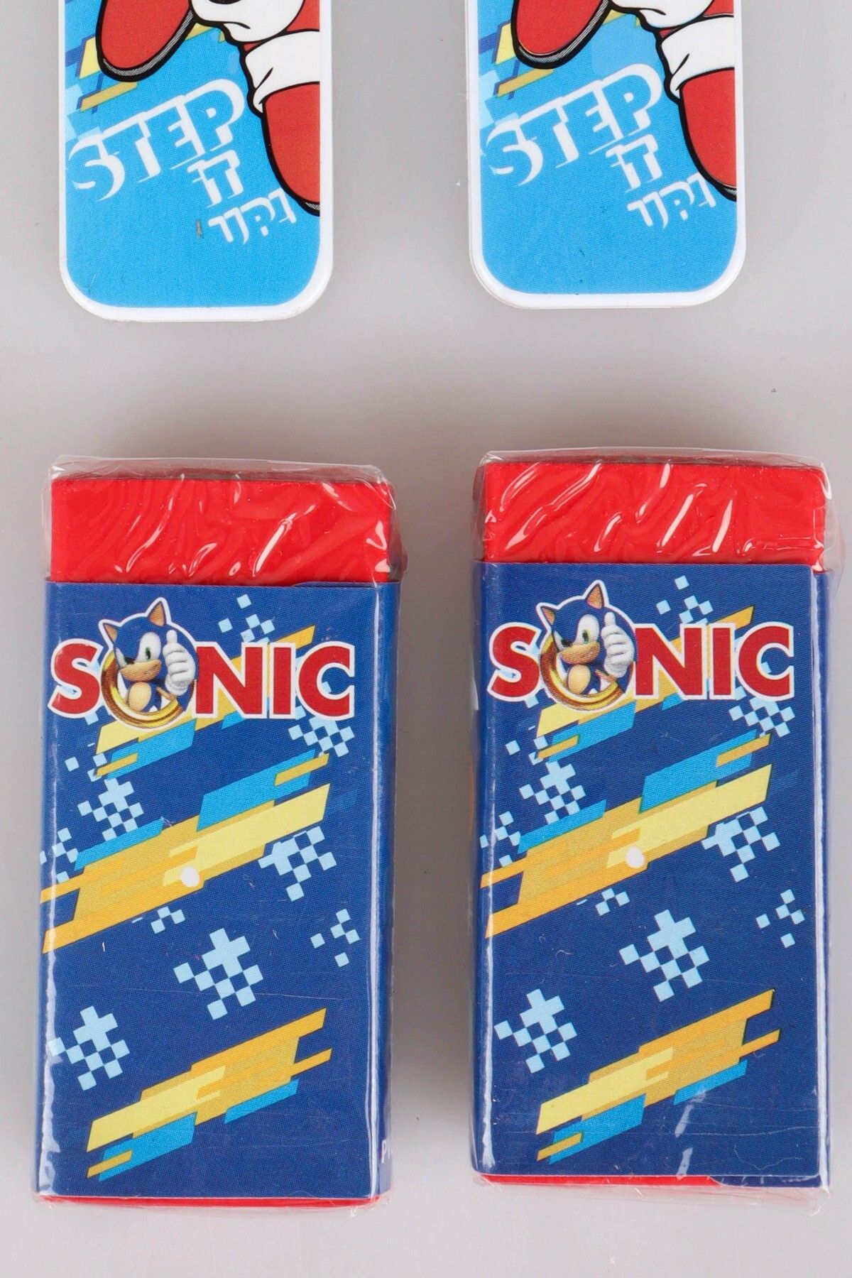 Sonic-Sonci 4'Lü Kift Set Dekomus with License 2 Pcs 0.7 mm Nib and 2 Pcs Eraser 3