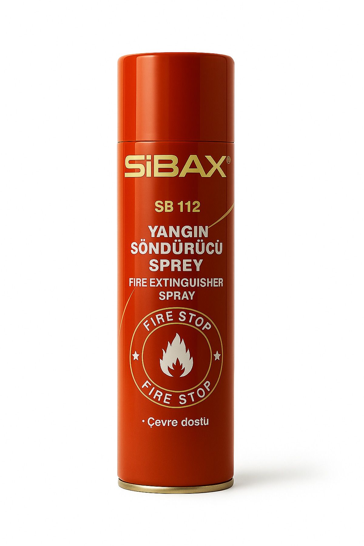 Sibax SB112 Yangın Söndürücü Sprey 600 ml Cilde Zararsız Çevre Dostu Yangın Söndürücü