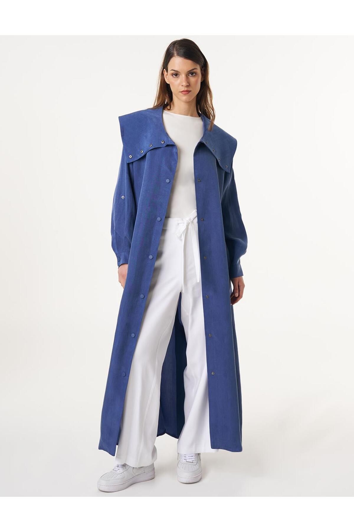Snap Close Lyocell Wear and Go Indigo Kayra