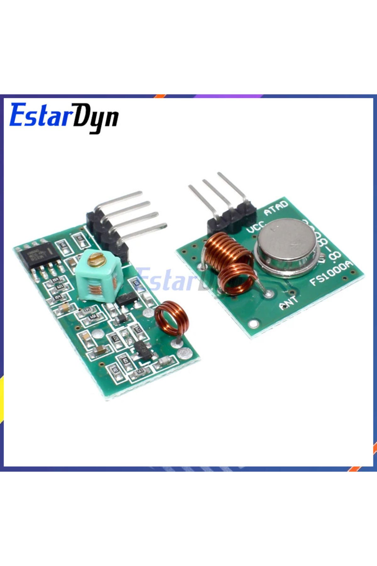 Estardyn-ASK 433Mhz RF Wireless Transmitter Module and Receiver Kit 5V DC For Arduino Raspberry P... 3