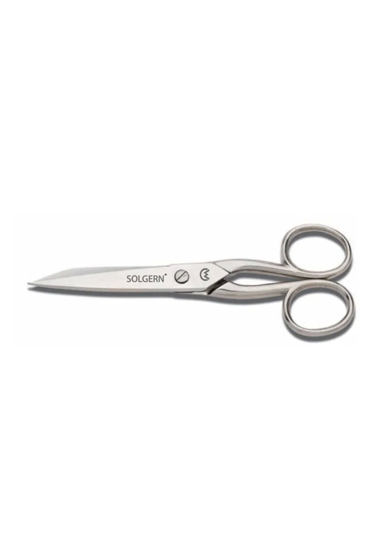 NZM TİCARET M-218 Sivri Uçlu İplik Temizleme Makası No: 5,5 İnç / 13,97 Cm - Nikel Kaplama