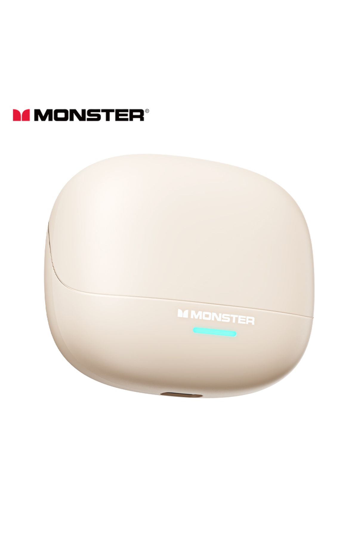 MONSTER-Cream Monster MQT52 TWS Bluetooth 5.4 Earphones Gaming Noise Reduction Headphones Running Sports Ear 1