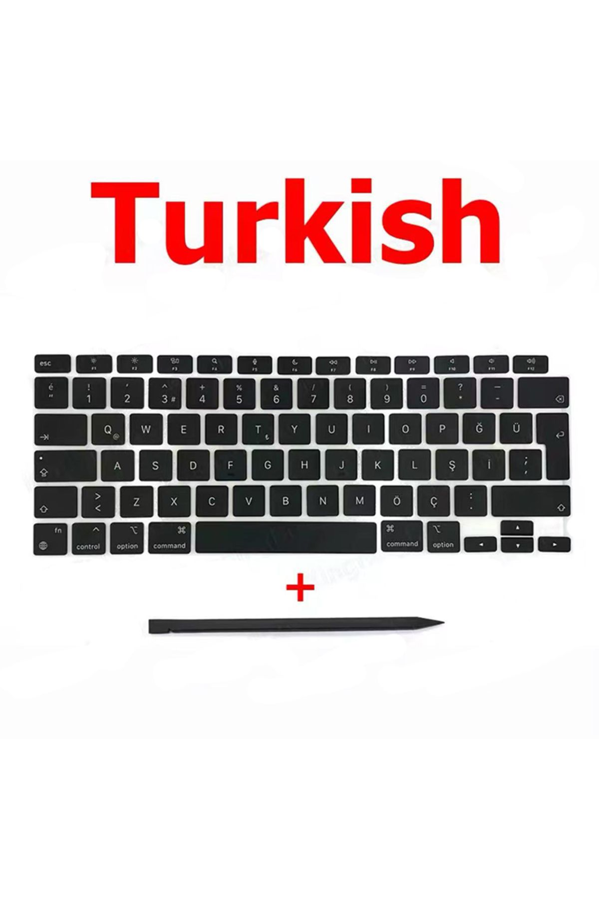 Choice-Turkey New Replacement Keycaps Keys Key Cap For Macbook Air 13" M1 A2337 Keyboard Keycap US UK Spain 1