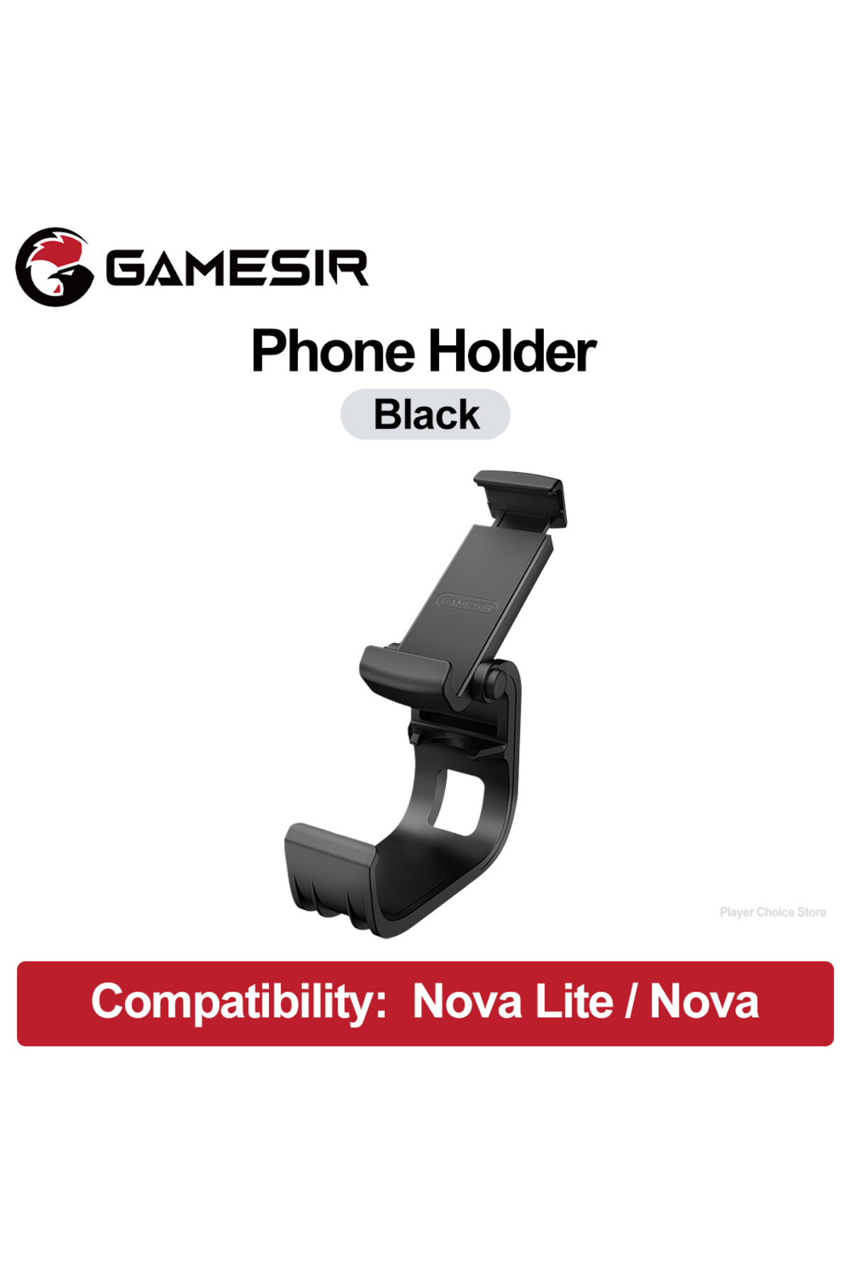 Choice-Holder GameSir Nova Lite Phone Holder Nova Controller Mobile Phone Clip Stand Handle Bracket fit wid 1