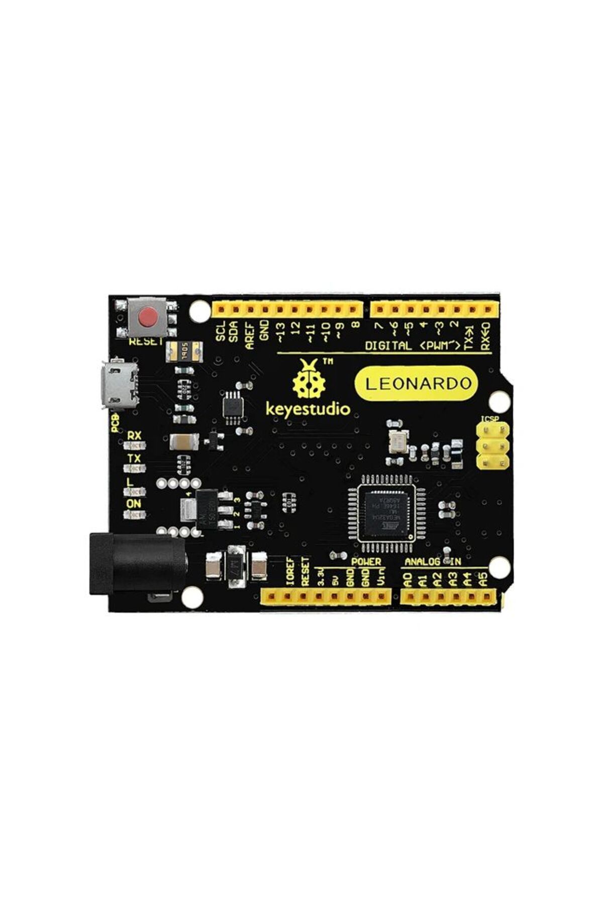 Choice-Keyestudio Leonardo R3 DevelopmentBoard +1M Micro USB Cable MCU ATMEGA32U4 For Arduino Leonardo ... 8