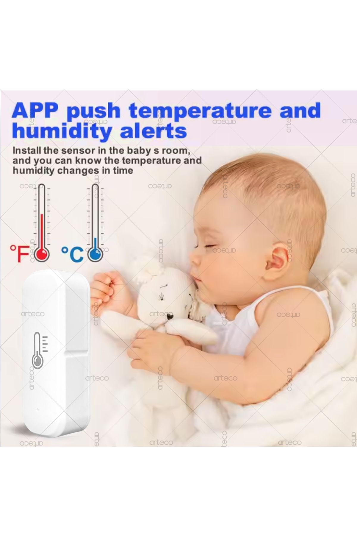 Choice-Tuya Zigbee Mini Temperature And Humidity Sensor Smart Life APP Remote Monitor For Smart Home Wor... 4