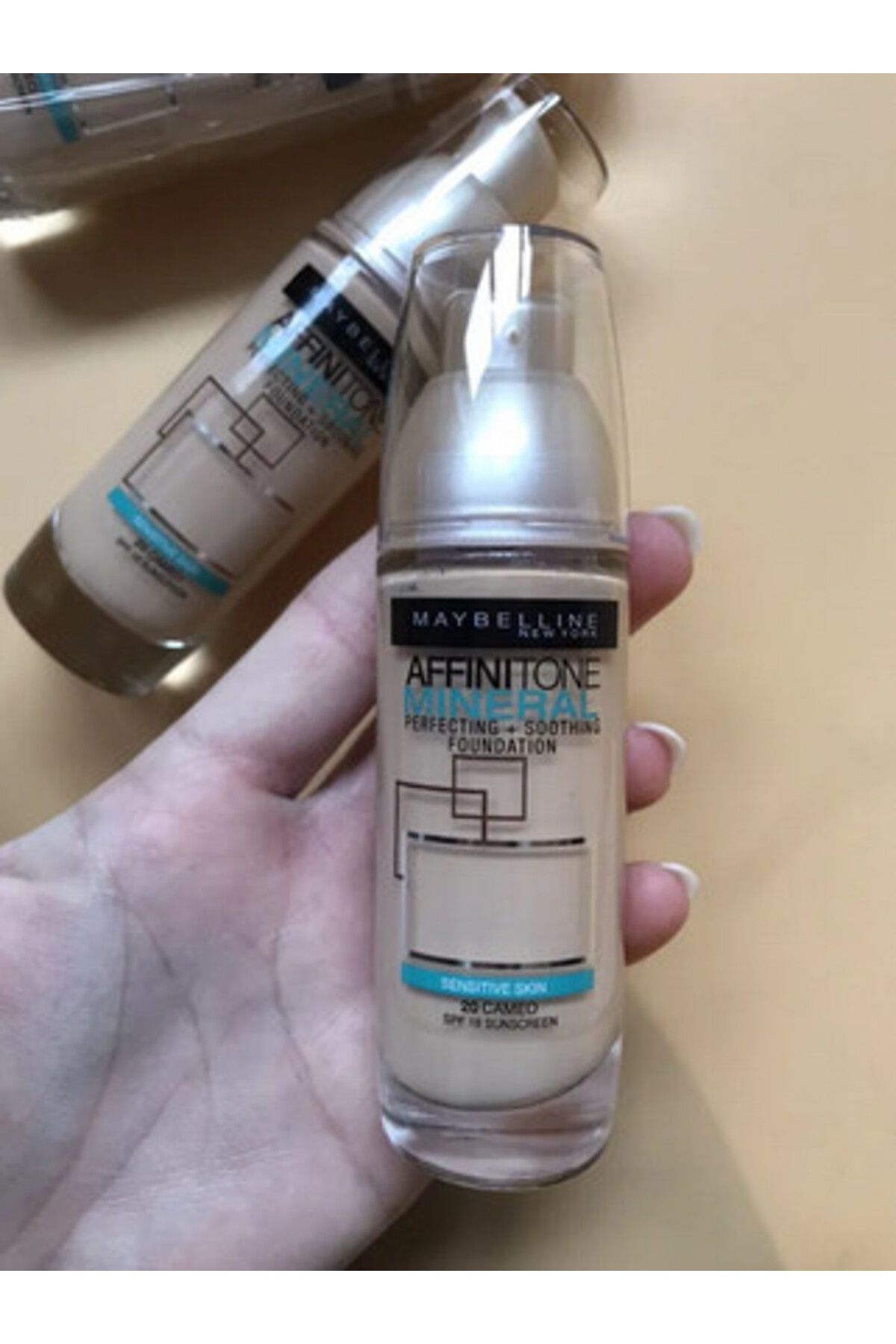 Maybelline New York-Fond de ten Maybelline Affinitone Mineral Sensitive Skin Nuanta 20 Cameo 3