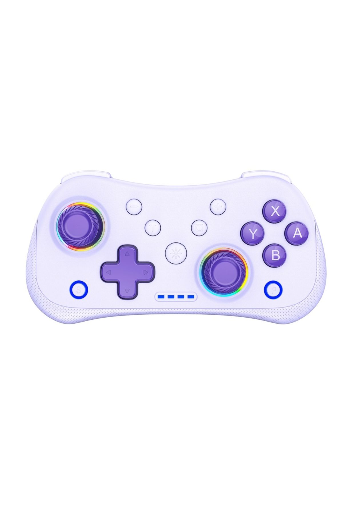 Storm Wyrm-لوحة ألعاب لاسلكية صغيرة متعددة الوظائف باللون الأرجواني لجهاز Switch مزودة بإضاءة RGB وكرسي Hall Rocker، Suppo 1