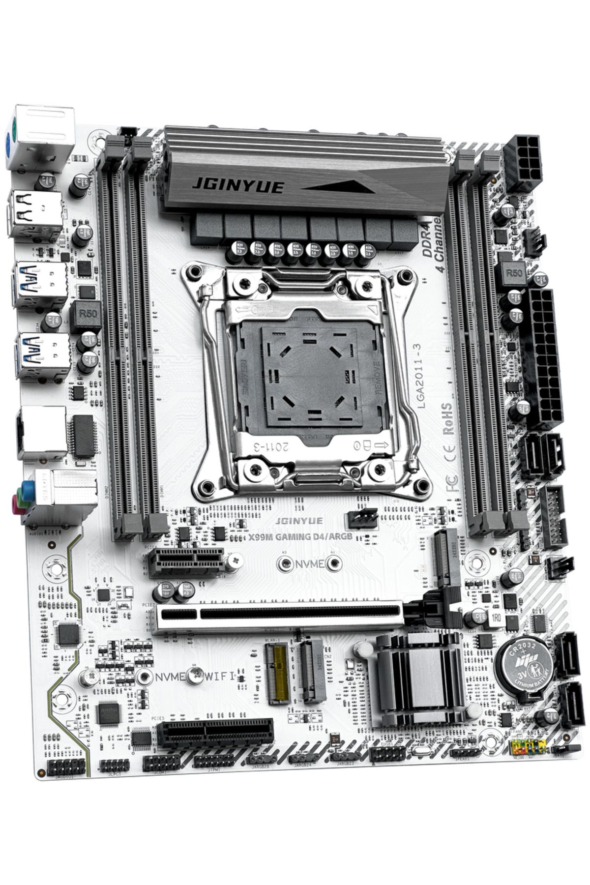 Choice-JGINYUE X99 Motherboard LGA 2011-3 Support Xeon E5 V3 V4 CPU and DDR4 RAM Memory M.2 NVME SATA WI... 4