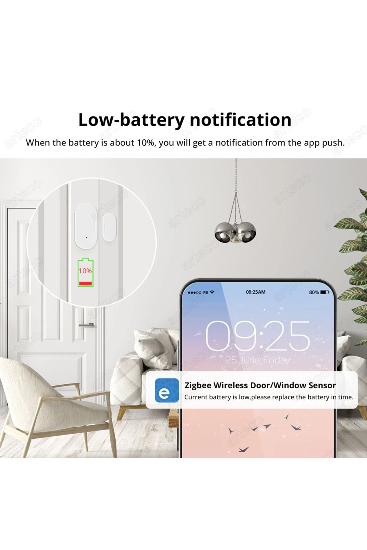 Choice-Ewelink ZigBee Door Window Sensor Entry Sensor Burglar Door Sensor Smart Home Alarm Security Prot... 6