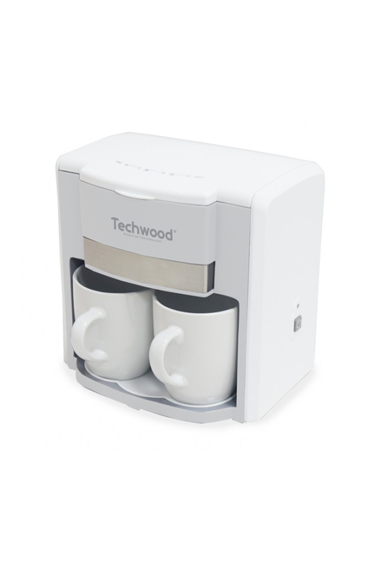 Techwood Filtrul De Cafea Duo Techwood Tca-202, 0,6l, 2 Cesti Ceramice - One Size