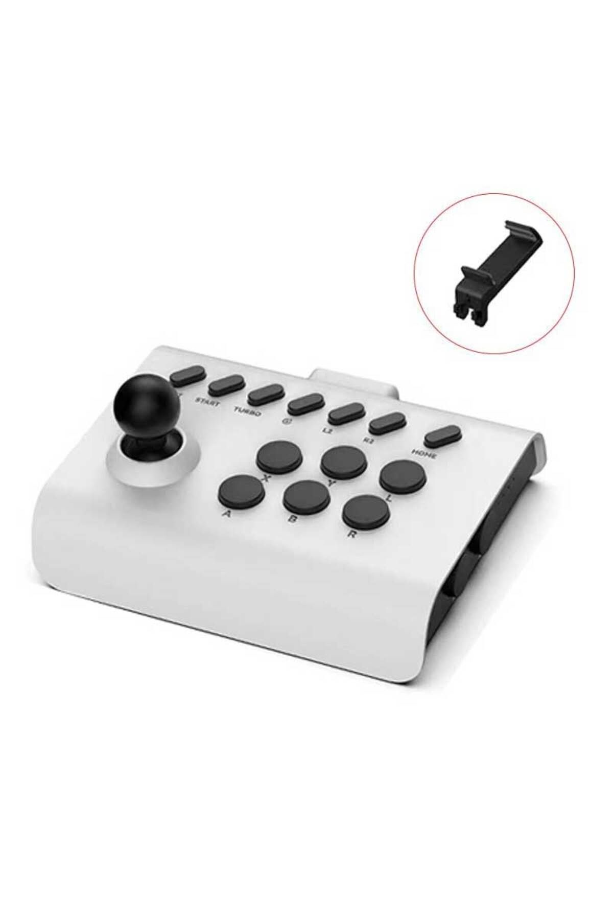VILCORN-blackwhite Arcade Joystick Wireless Gaming Controller for PC/Android/ios/Switch/PS3/PS4 Fighting Sti 1