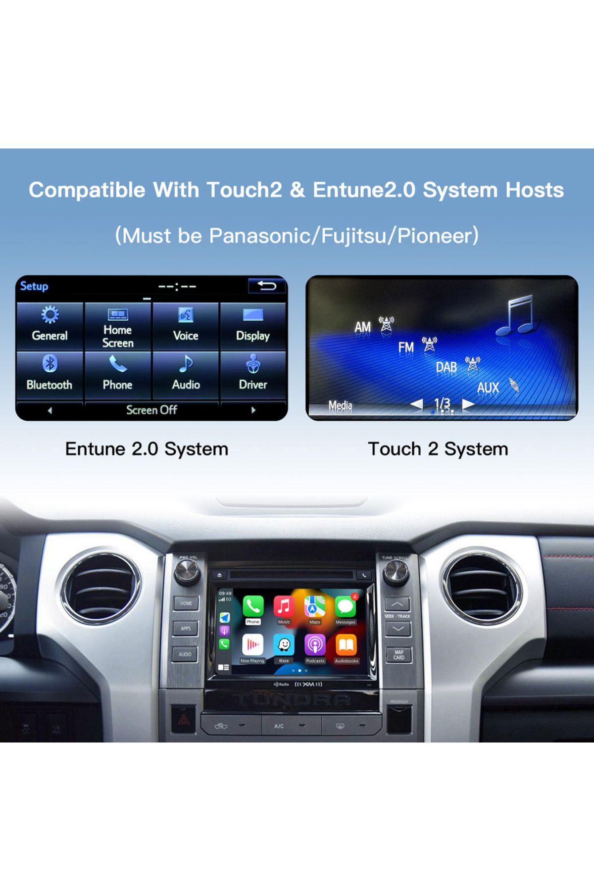 Choice-Wireless Carplay Android Auto For TOYOTA CHR RAV4 Avalon Corolla Camry yaris Auris RAV4 Highlande... 3