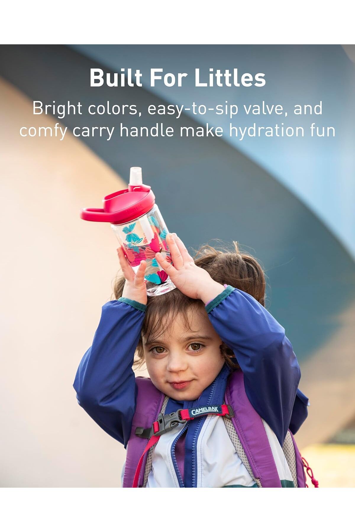 Camelbak-- EDDY PLUS KIDS BOTTLE 400ML JUNGLE ANIMALS 4
