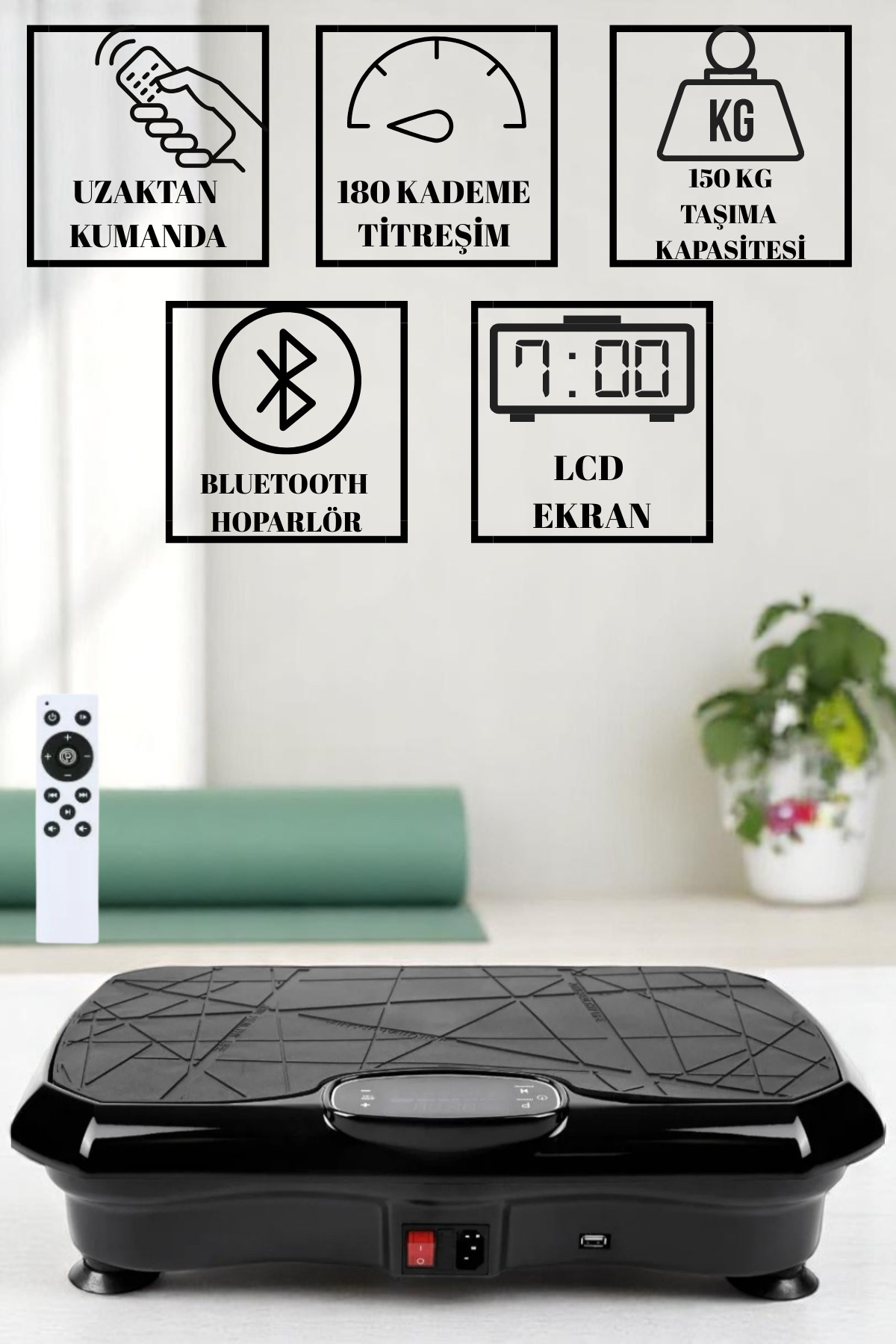 Yui 2D 180 Kademe Titreşim-Bluetooth Hoparlör Kumandalı Yüksek Titreşimli aleti