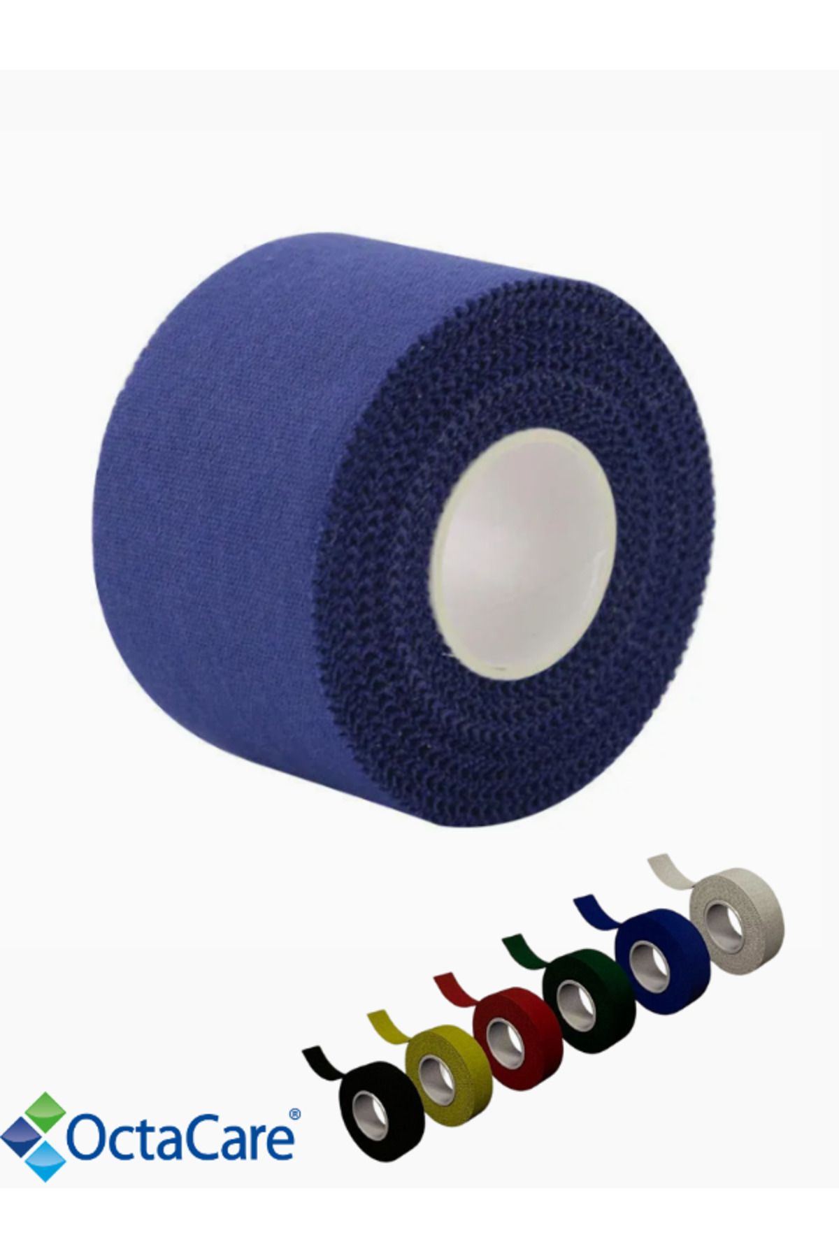 Octacare Rijit Fiksasyon Yapışkanlı Sporcu Bandajı 3.7cm X 10 Mt Sarı , Kırmız ı, Mavi , Siyah ,Yeşil ,Beyaz