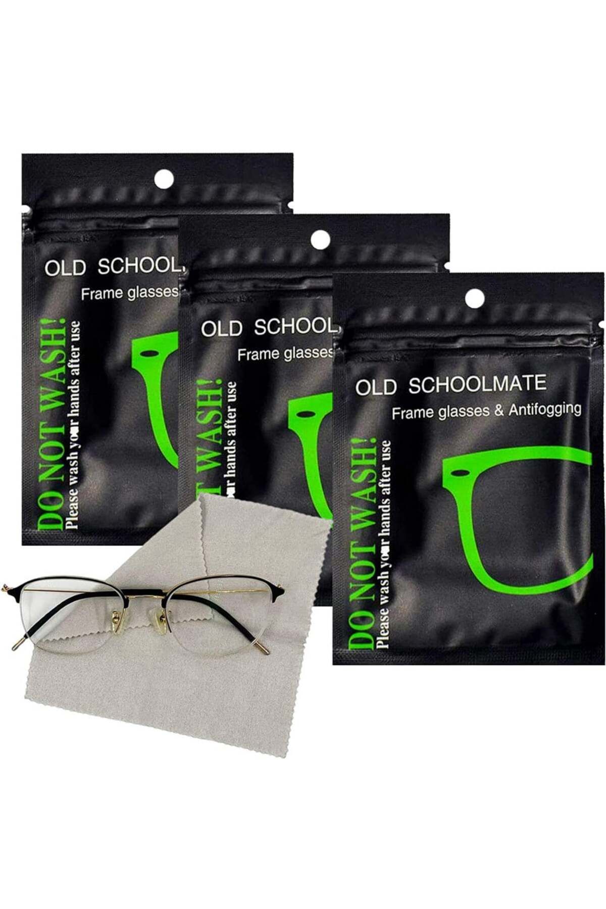 SUNSHINE Set 3 Cârpe Pentru Ochelari De Soare, Microfibră, Gri, 14 X 14 Cm - One Size