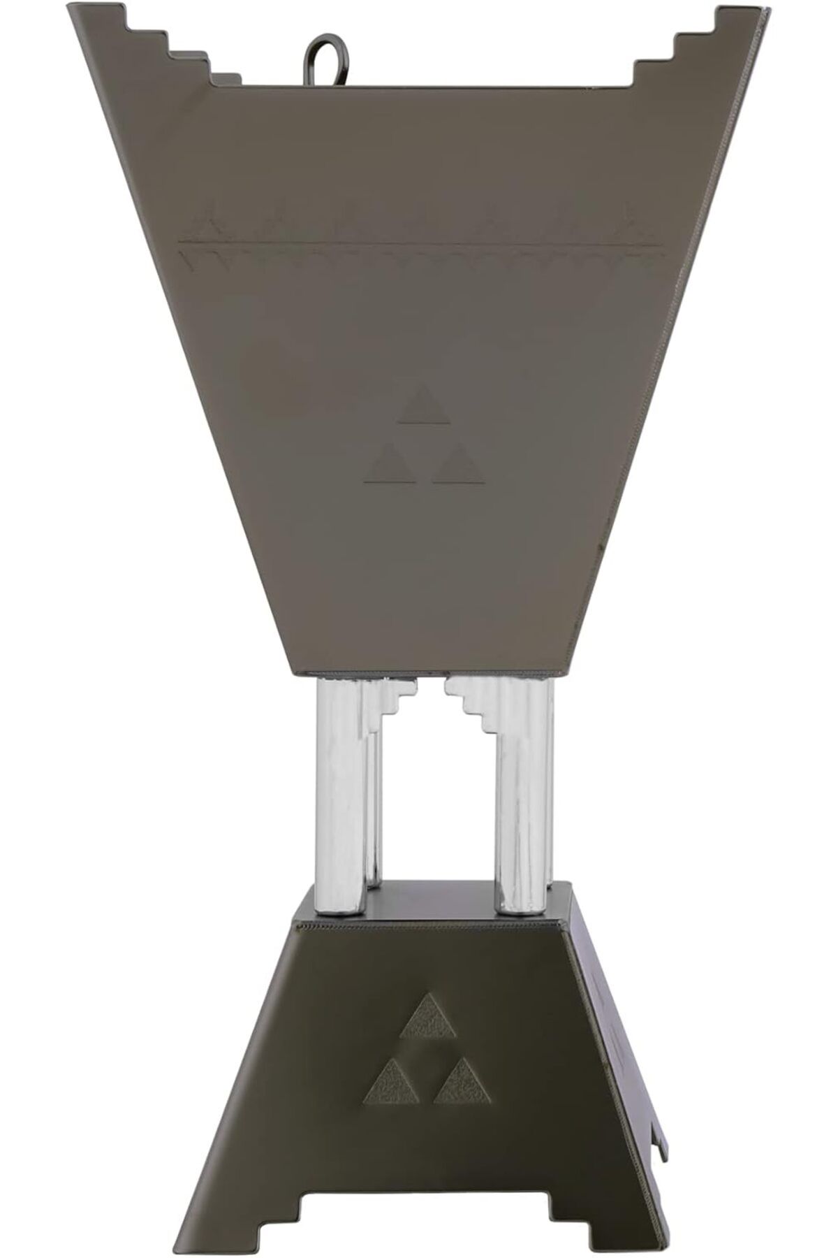 ALSAIF-Incense Burner With Handle By Al Saif, Small Size, Matte Black/chrome 1