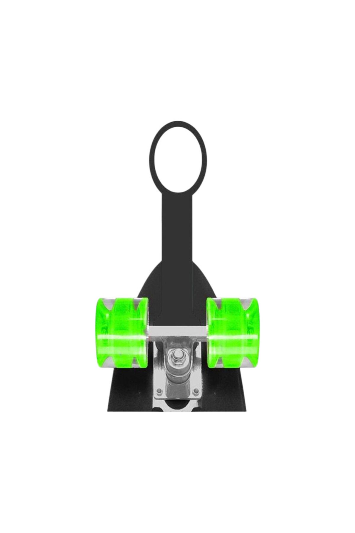 Homio-Skateboard Copii, 55x15 cm, roti luminoase fara baterii, multicolor, Skids Control Handle and Light 5