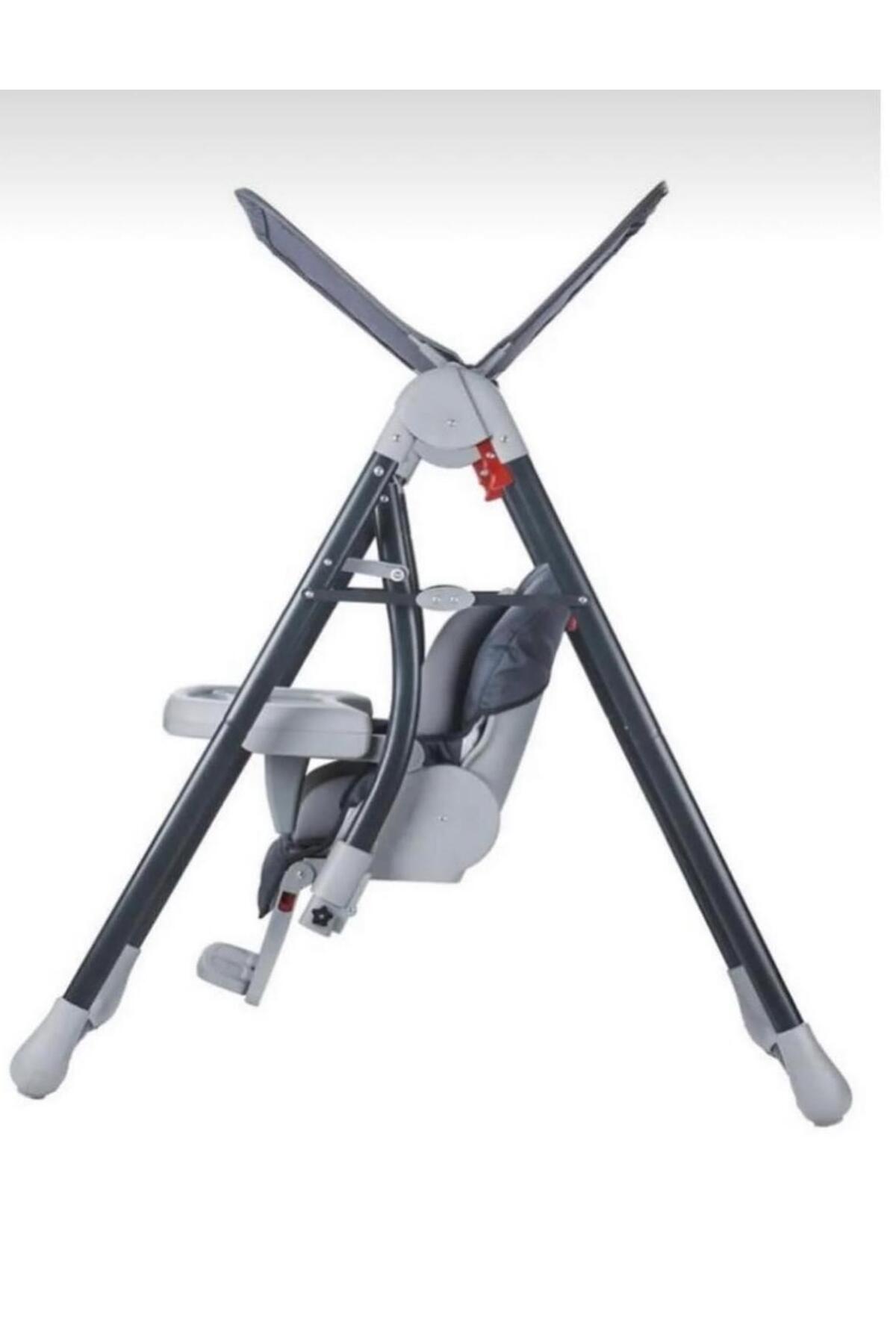 ÖYKÜ BEBEK DUNYASI MAMA SANDALYELİ ELİT SALINCAK- EV TİPİ-TENTELİ KATLANIR -SABİTLENİR fotoğrafı 3 (önizleme)