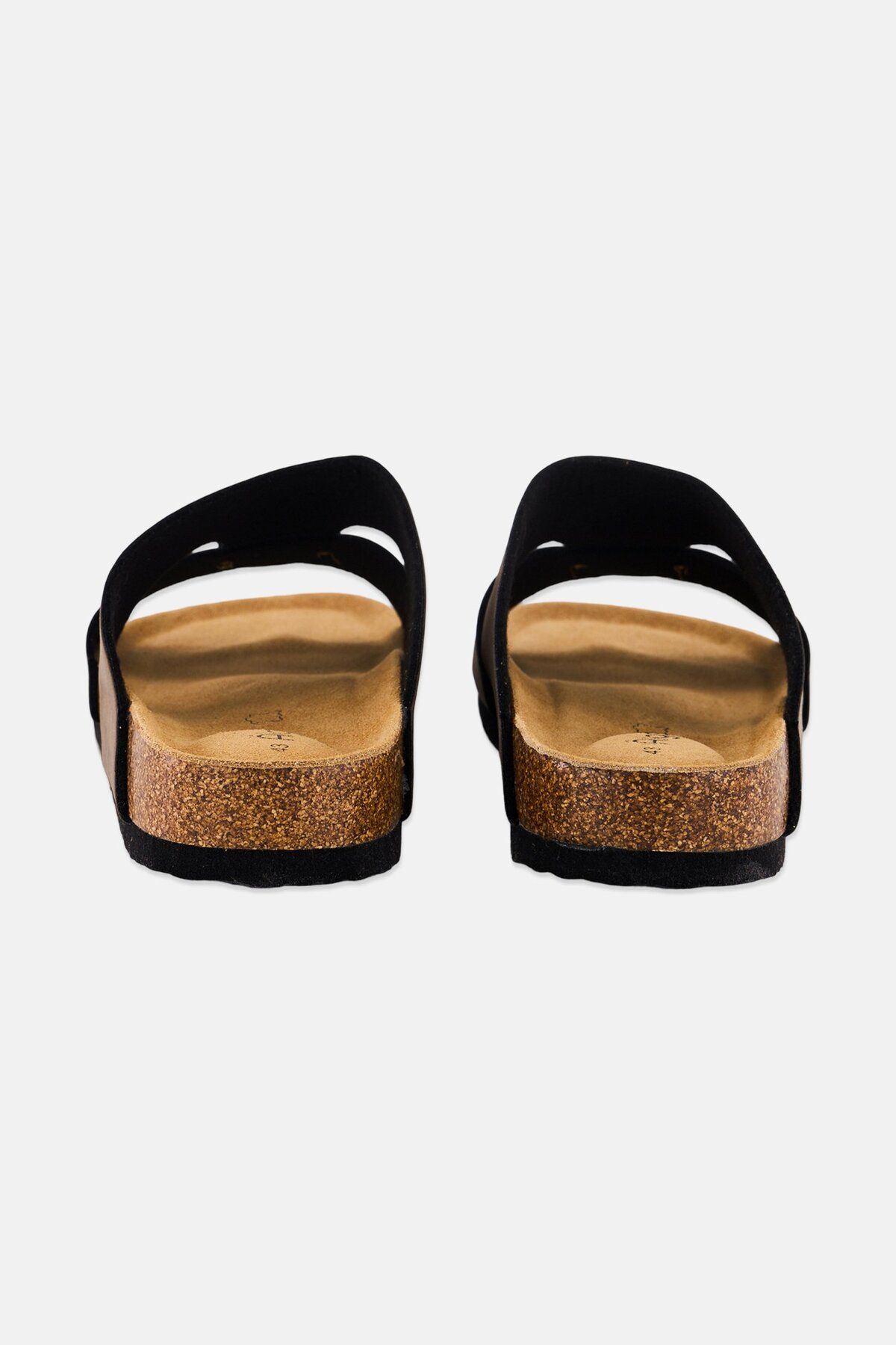 Algspar-Men Slip On Cork Sandals, Brown 2