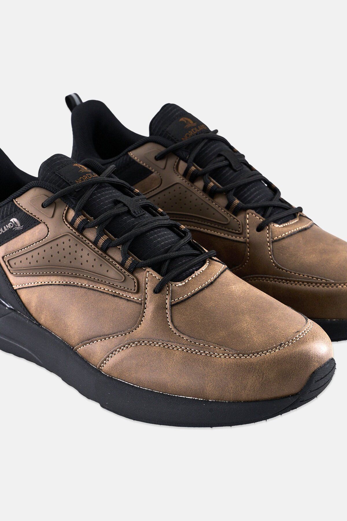 Nordland-Men Lace Up Outdoor Shoes, Brown 4