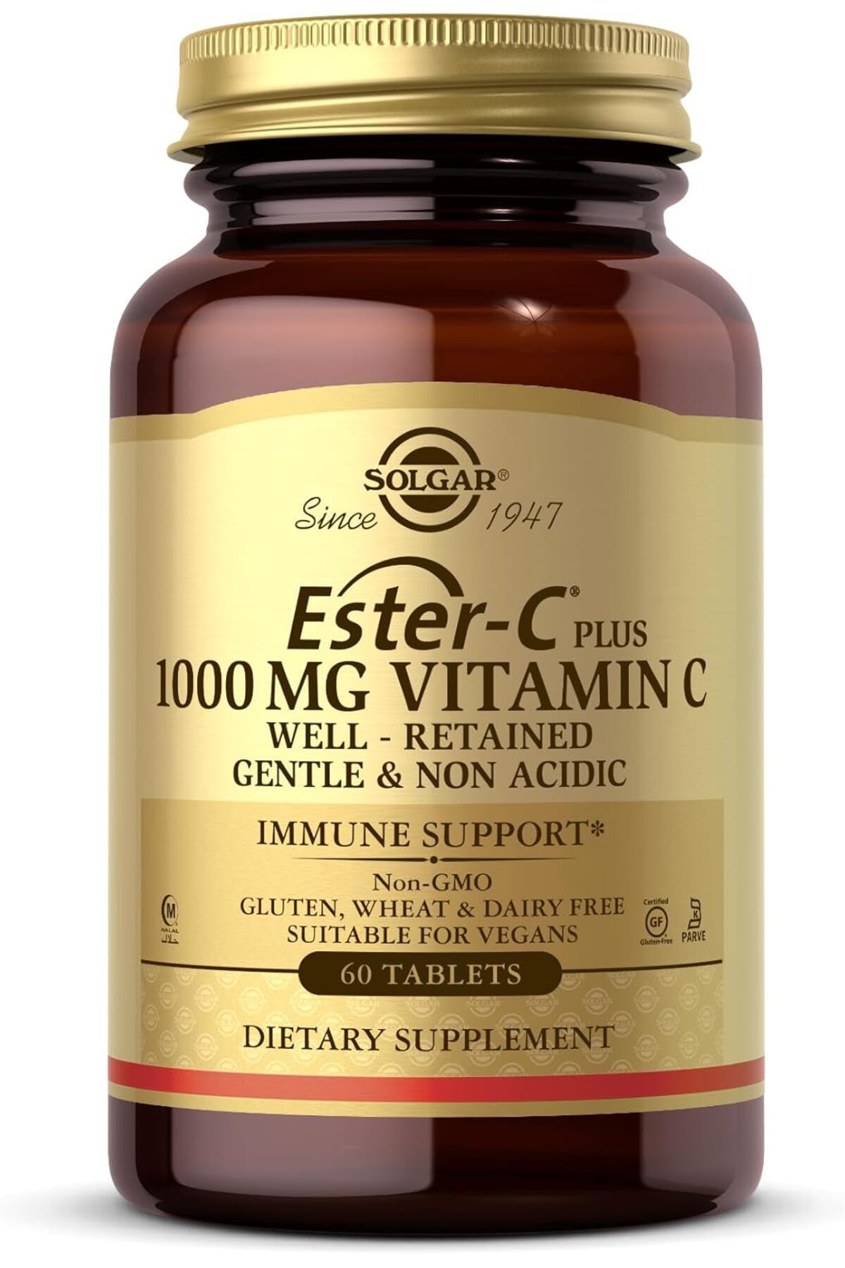 Solgar-Solgar - Ester-C Plus Vitamin C (Ester-C Ascorbate Complex) 1000 mg, 60 Tablets 7