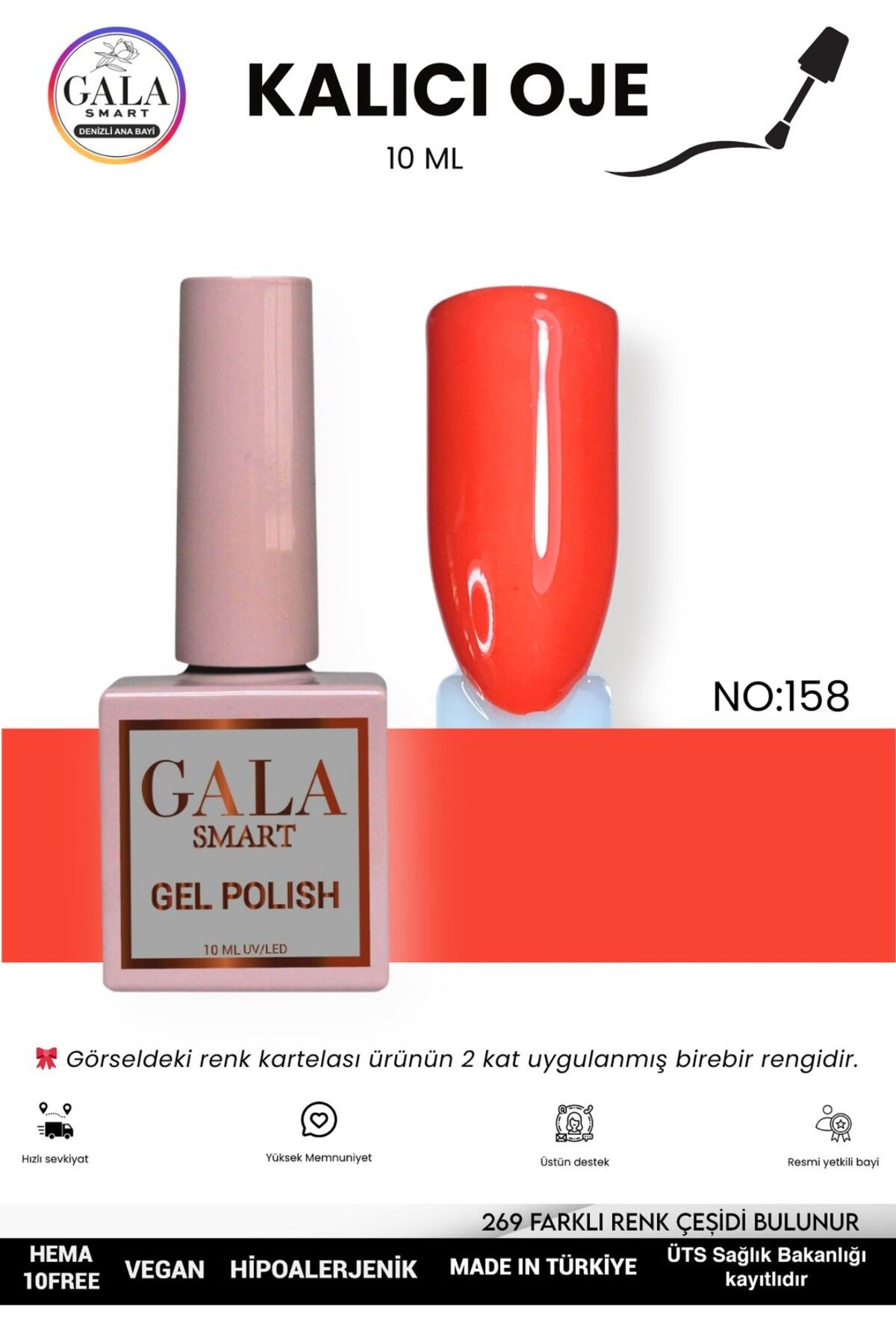 gala smart KIRMIZI KALICI OJE 10 ML