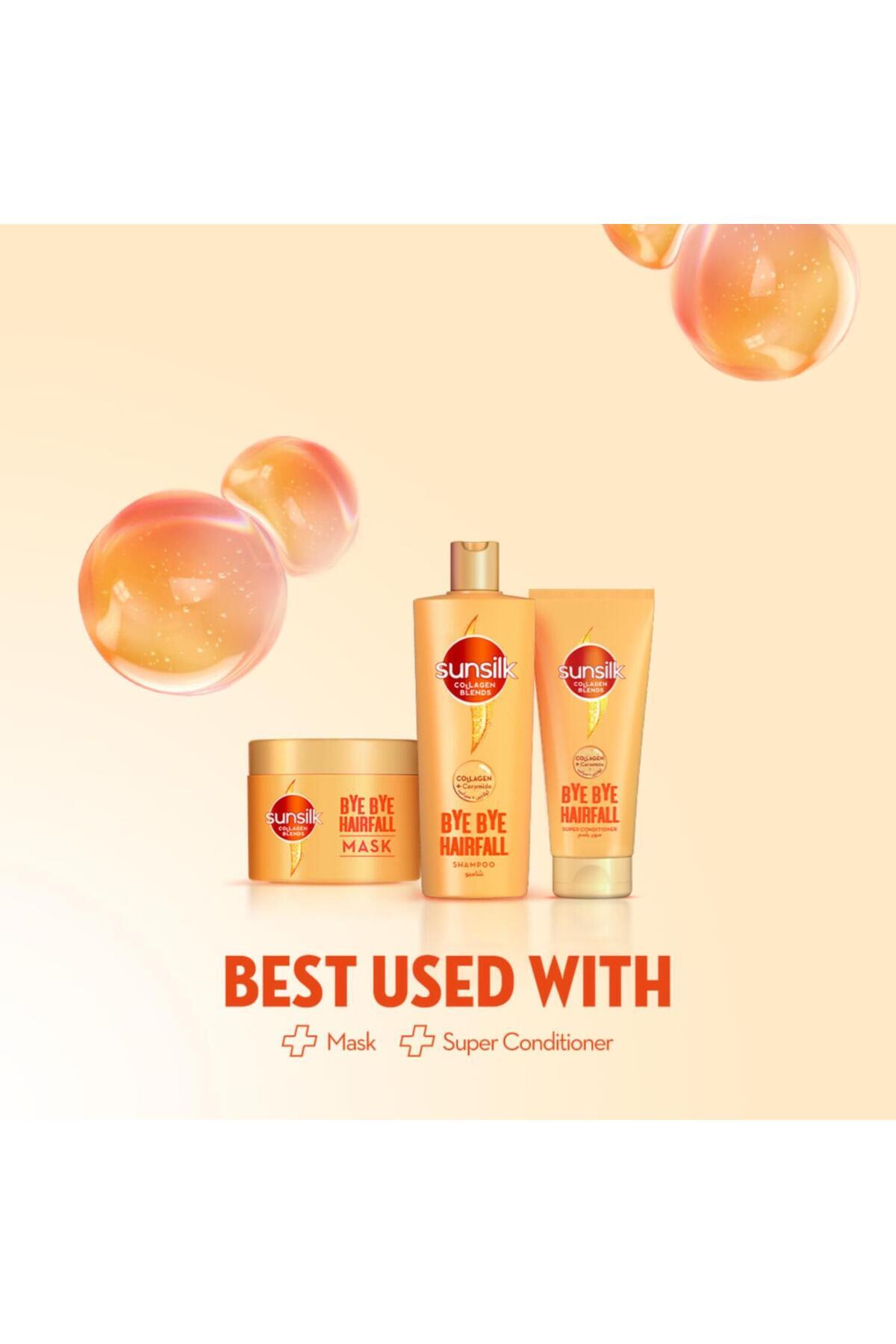 Sunsilk-Bye Bye Hair Fall Collagen Shampoo 350 ml | Strengthens & Reduces Hair Fall 6