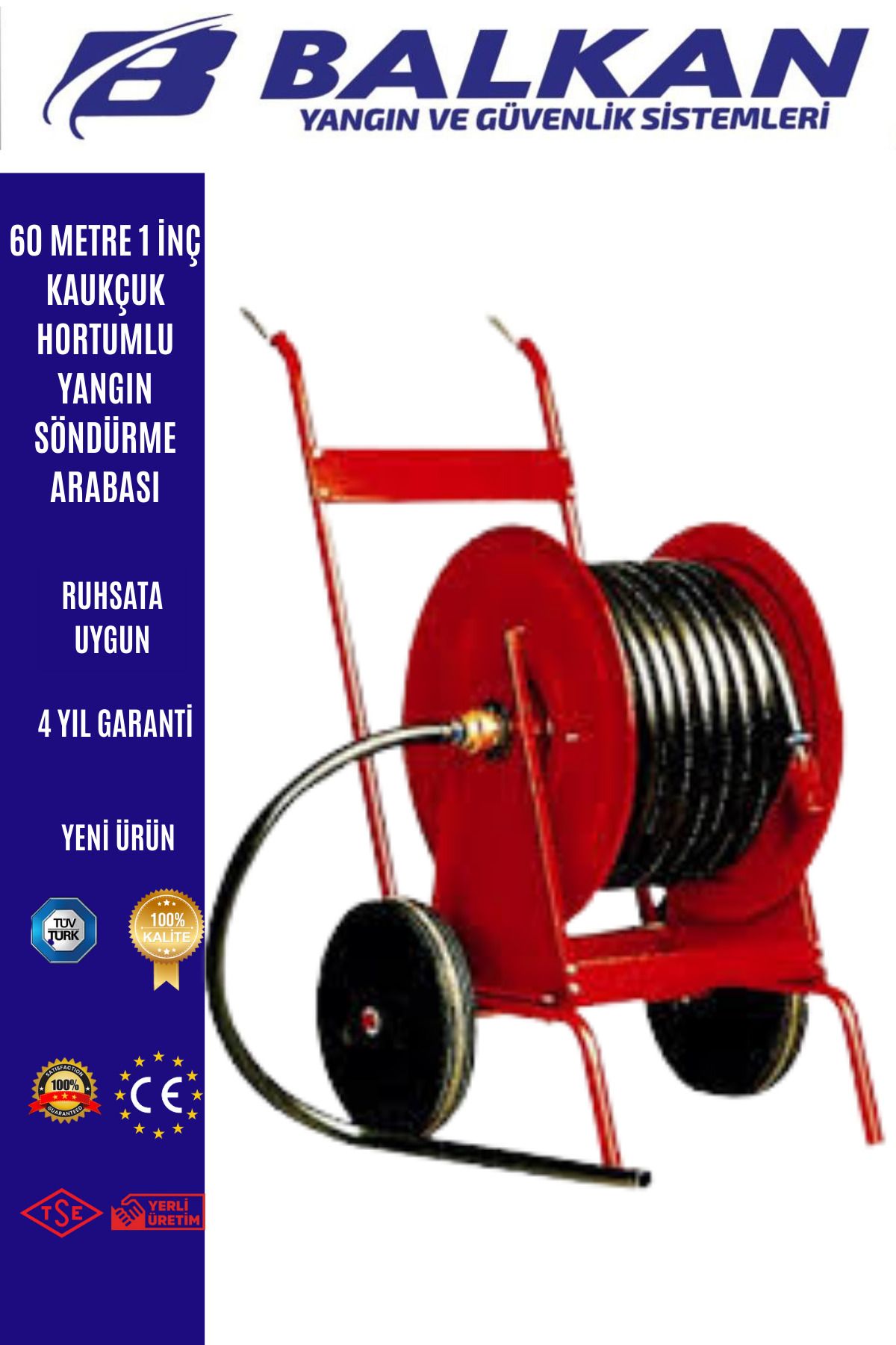 Balkan Ticaret 60 Metre Yangın hortum arabası
