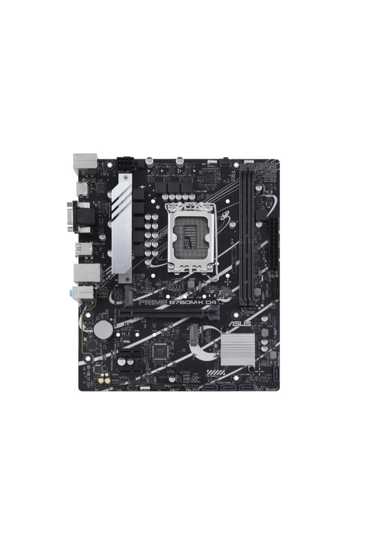 ASUS PRIME B760M-K D4, 2XDDR4, 2X M.2, D-SUB, HDMI, 12-13.14.NESİL, LGA1700 SOKET, ANAKART