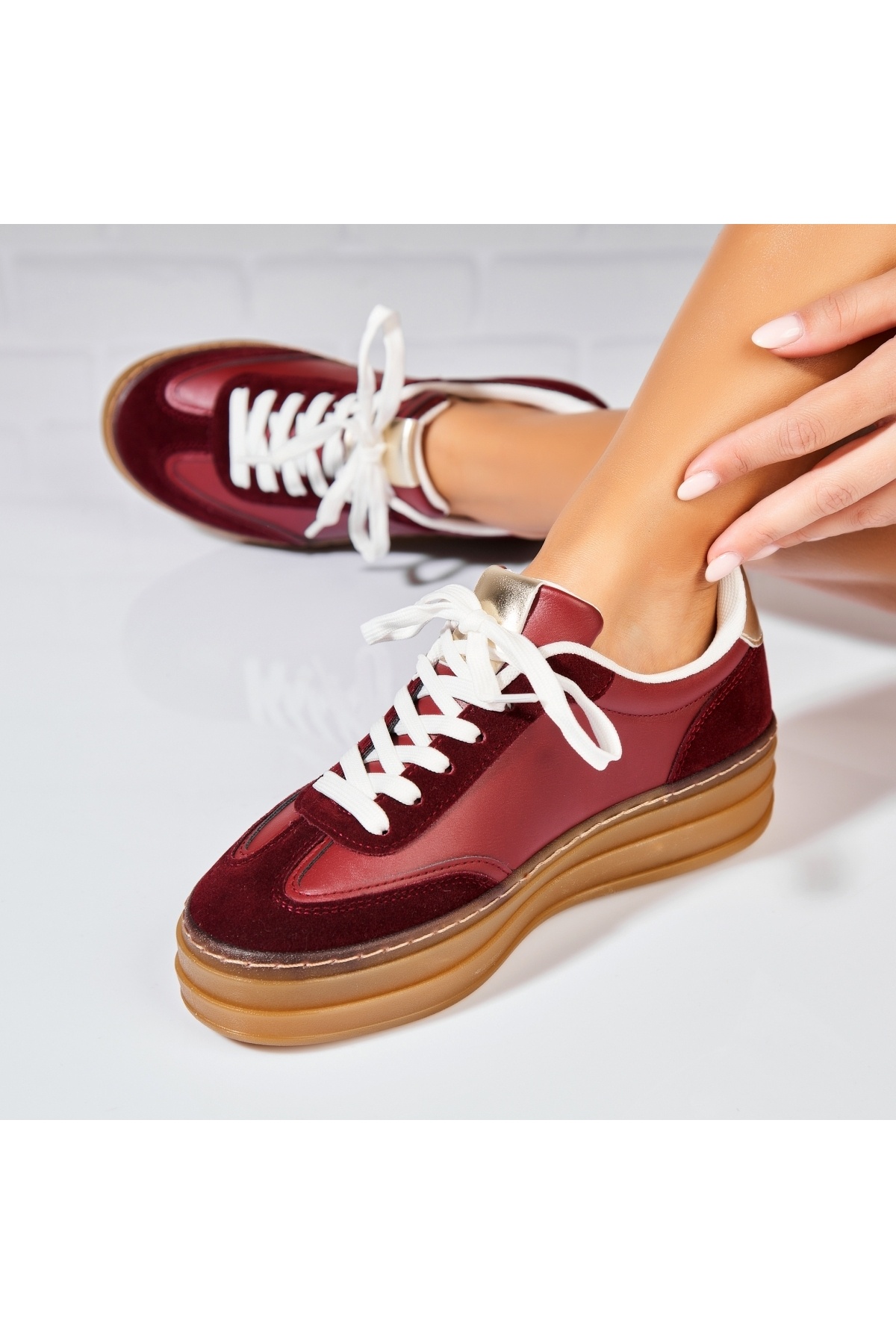Joana-Women's Adidas Eco Leather Bordeaux Subrya 3
