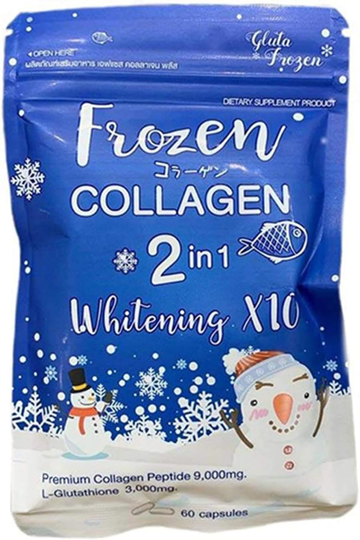 Frozen-Collagen 2-in-1 Whitening X10 Glutathione 1